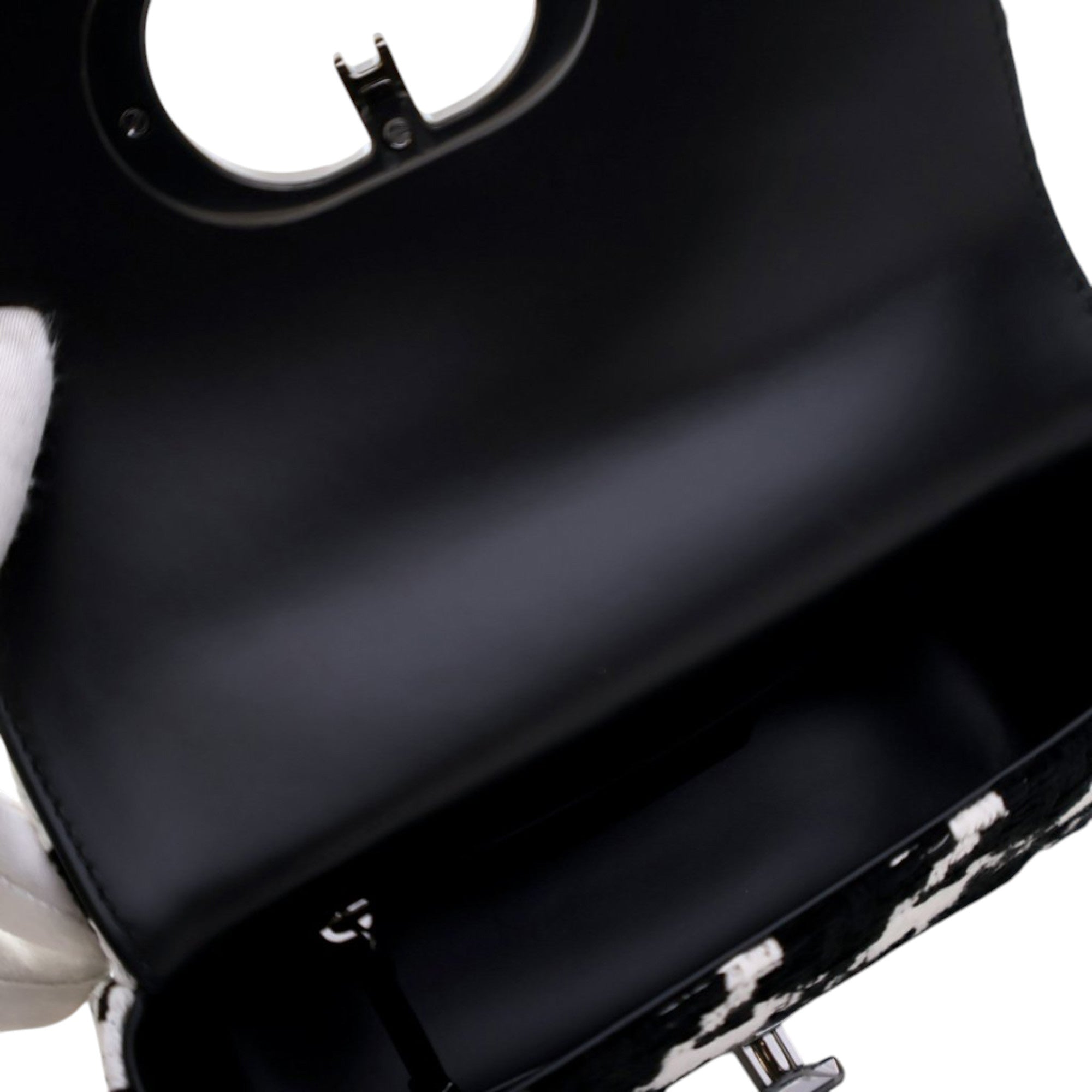 Dior Small Technical Canvas Macro Houndstooth Caro Bag - image 8