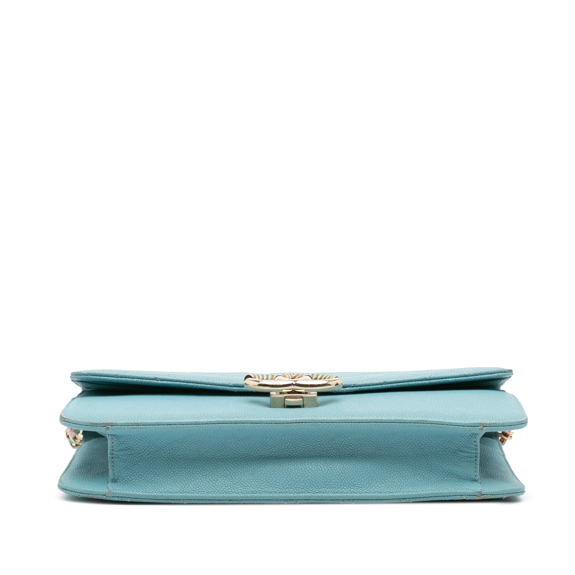 Chanel Caviar Thread Around Chain Flap - image 3