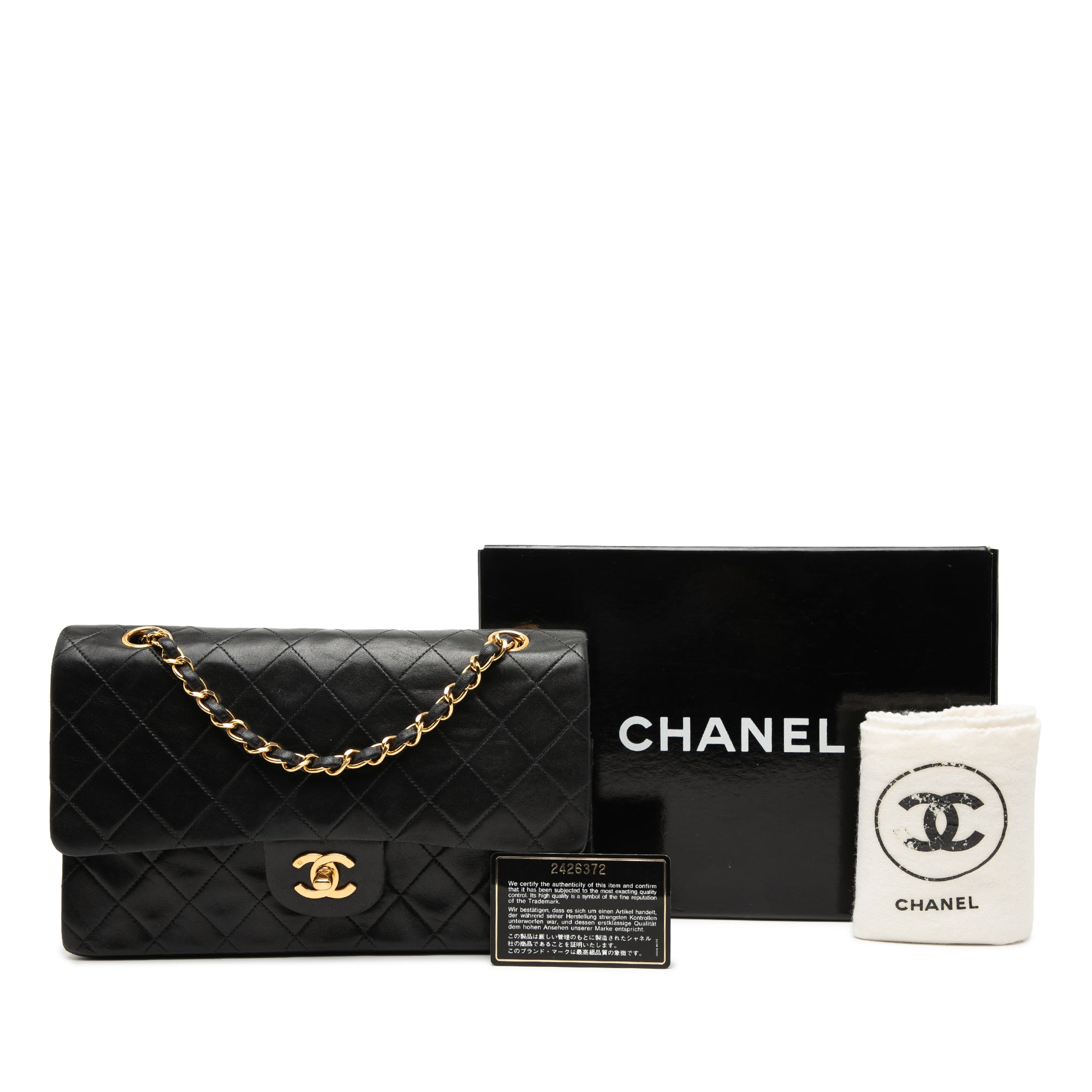 Chanel Medium Classic Lambskin Double Flap - image 8