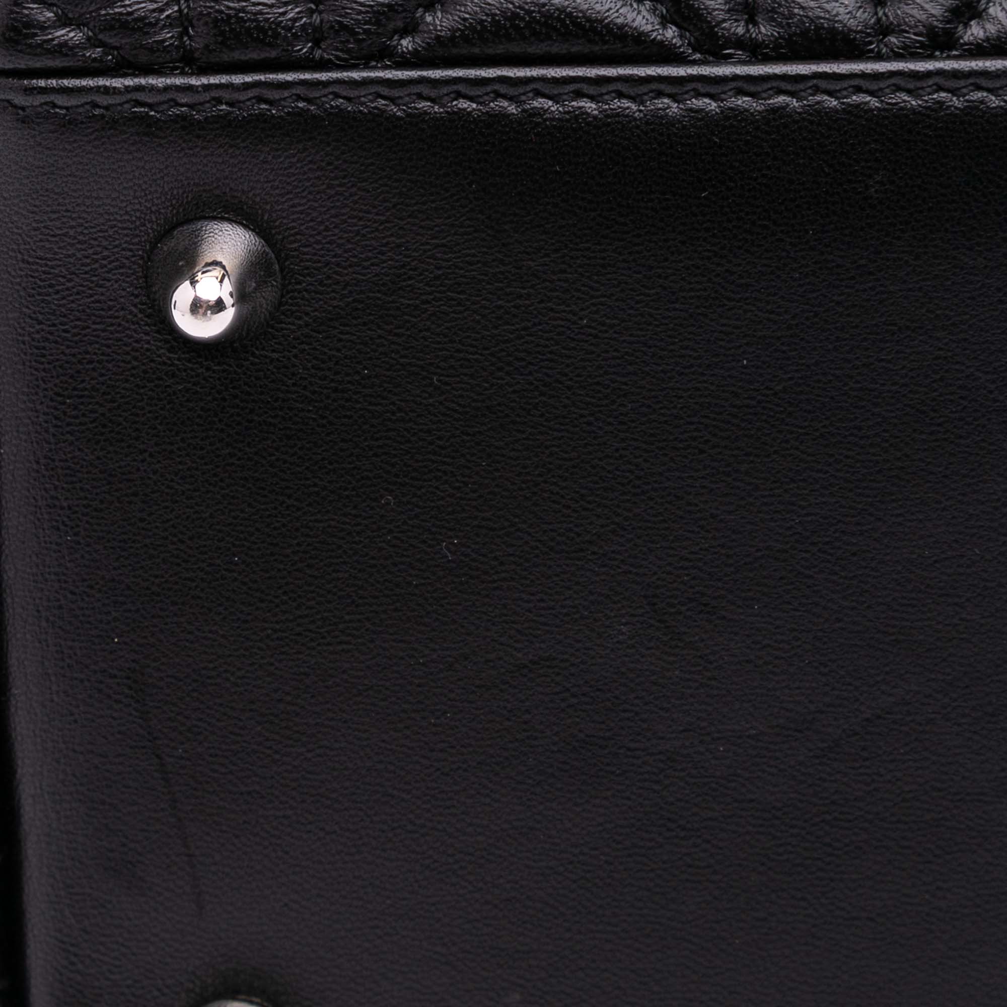 Dior Medium Lambskin Cannage Lady Dior - image 7