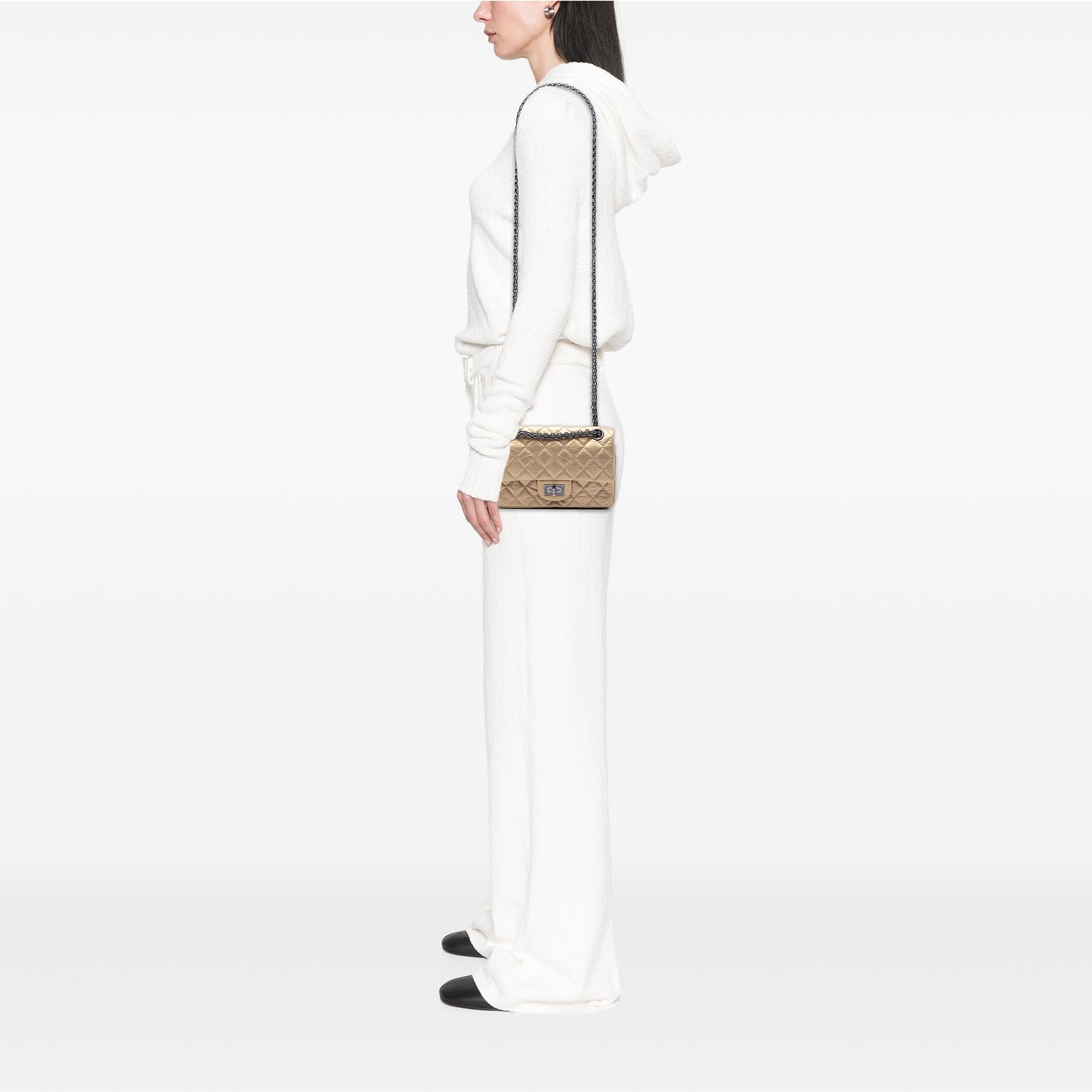 Chanel Quilted Aged Calfskin Reissue 2.55 Double Flap 224 - image 6
