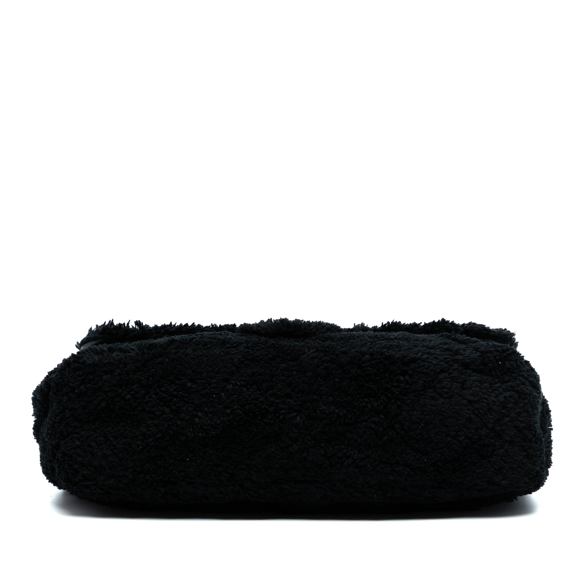 Chanel Jumbo Quilted Shearling Single Flap - image 3