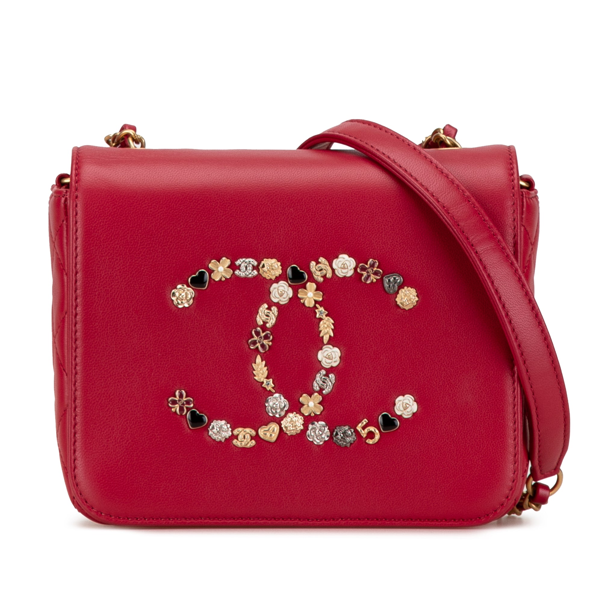 Chanel Lambskin Lucky Charms Flap Crossbody - image 1