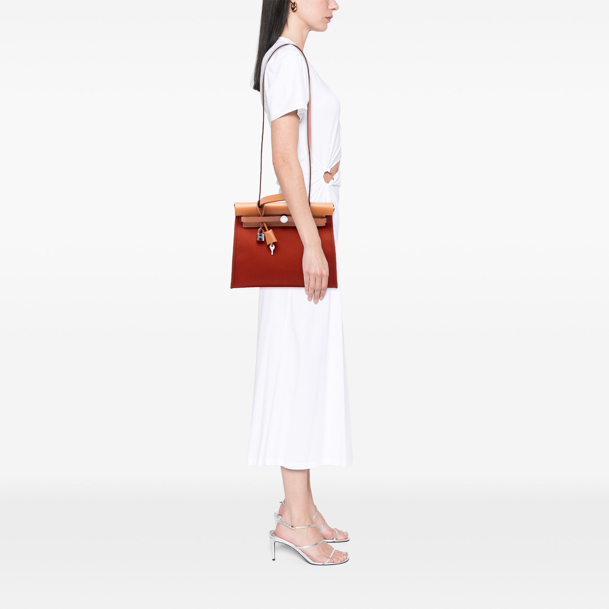 Hermès Toile Herbag Zip 31 - image 6