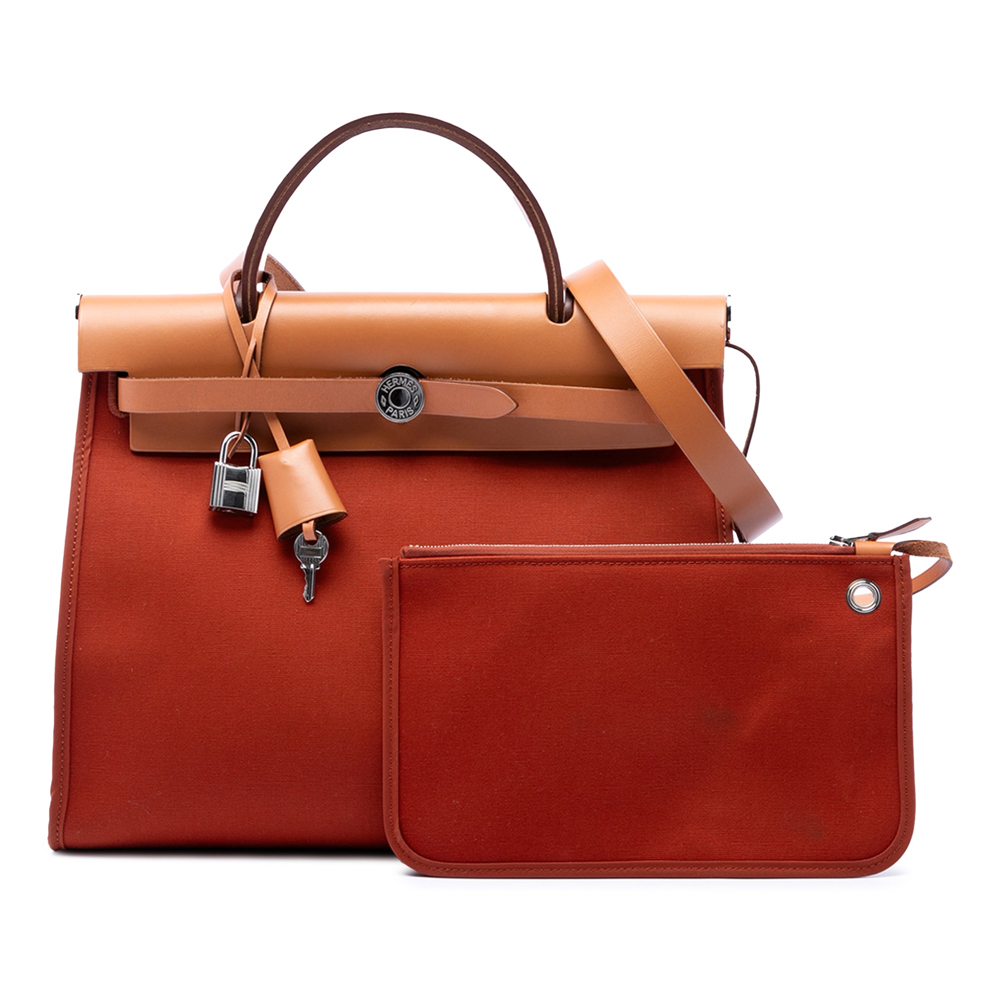 Hermès Toile Herbag Zip 31 - image 7