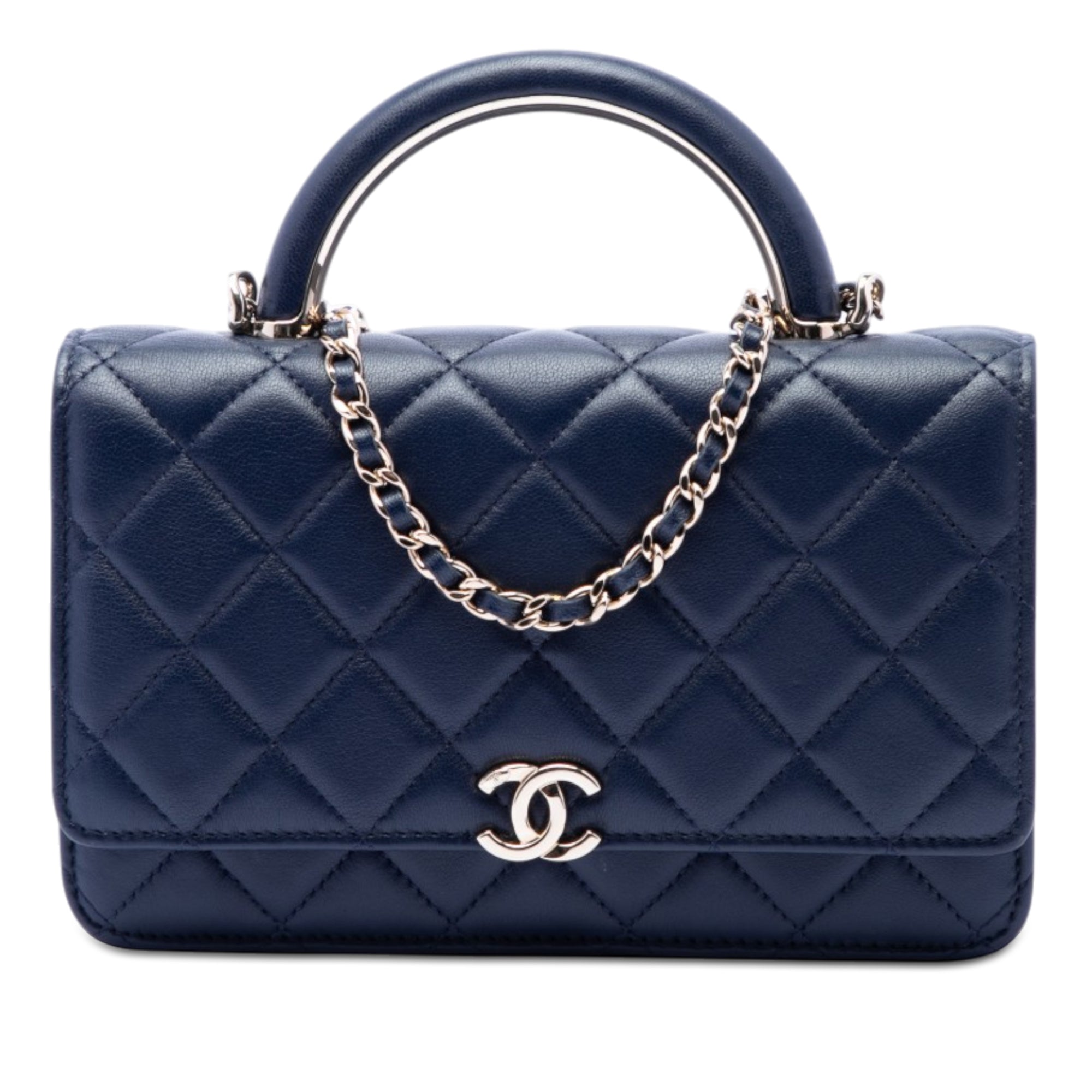 Chanel Mini Rectangular Lambskin Paris Le19M Charming Top Handle Flap - image 1