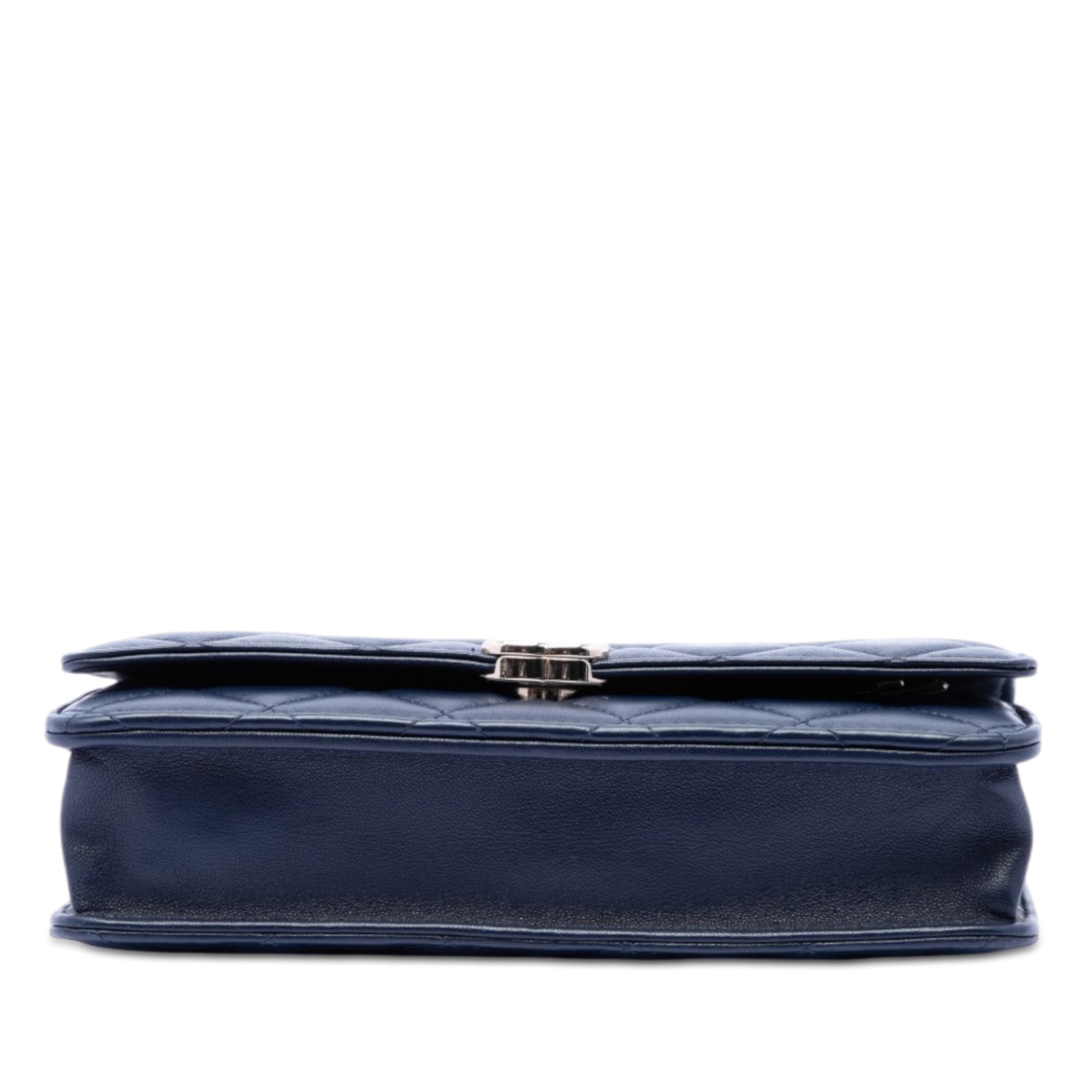 Chanel Mini Rectangular Lambskin Paris Le19M Charming Top Handle Flap - image 3