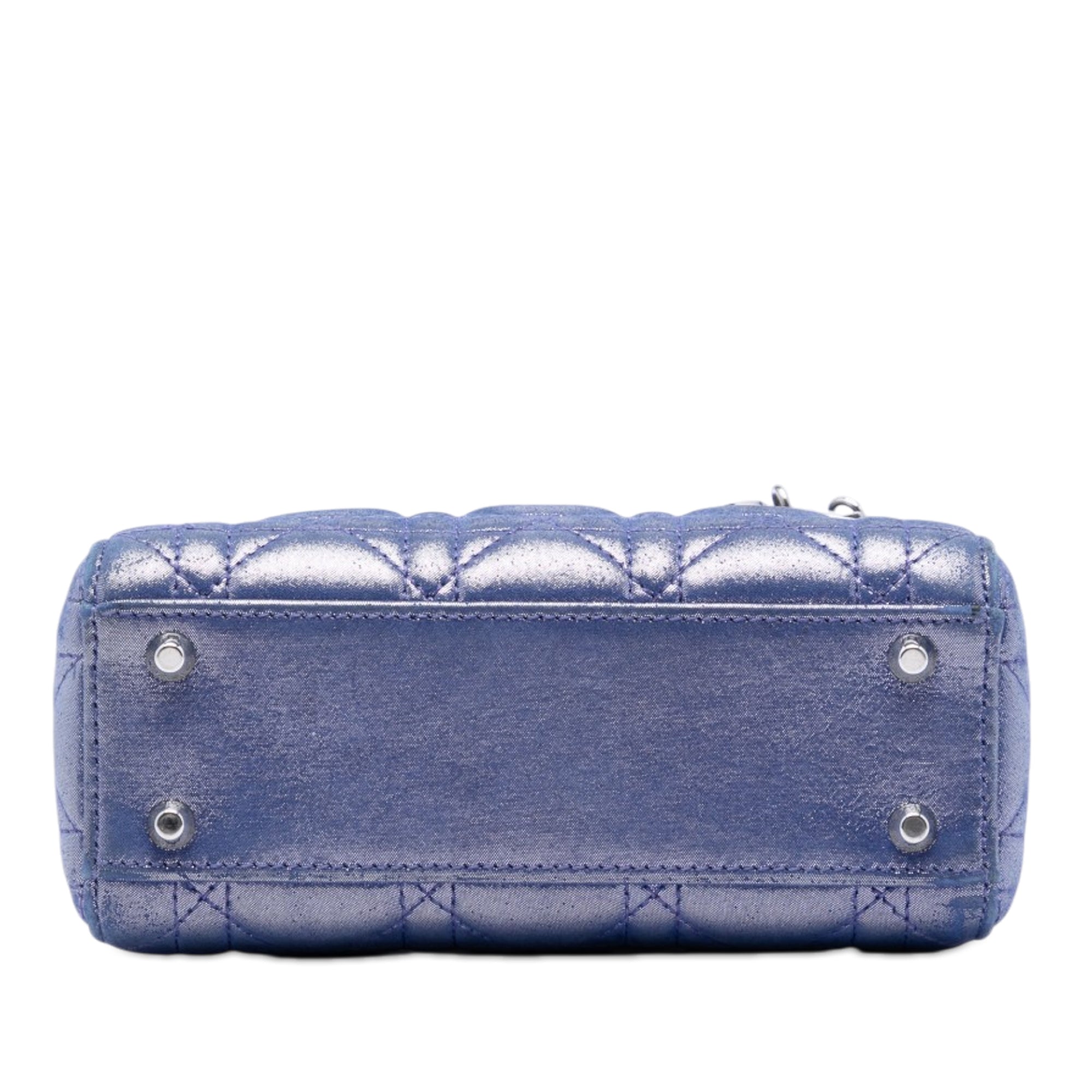 Dior Mini Iridescent Lambskin Cannage Lady Dior - image 3