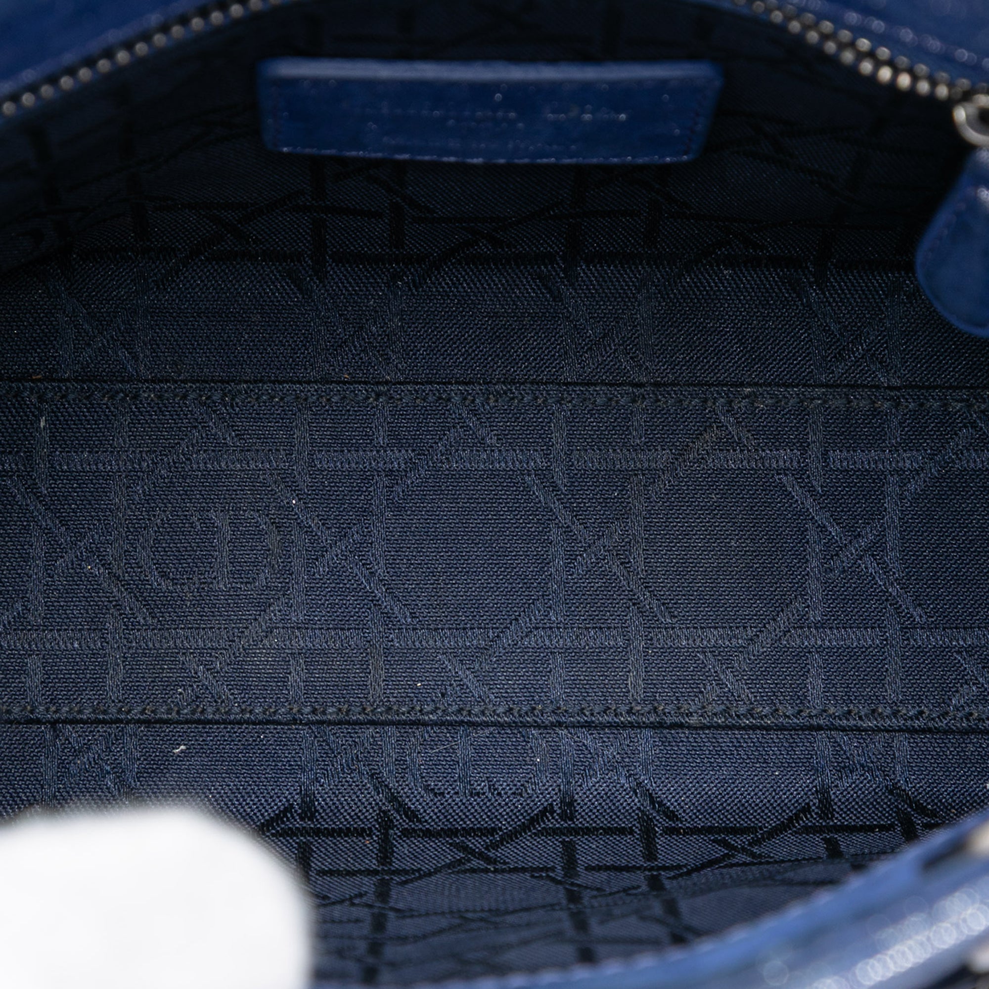 Dior Mini Iridescent Lambskin Cannage Lady Dior - image 4