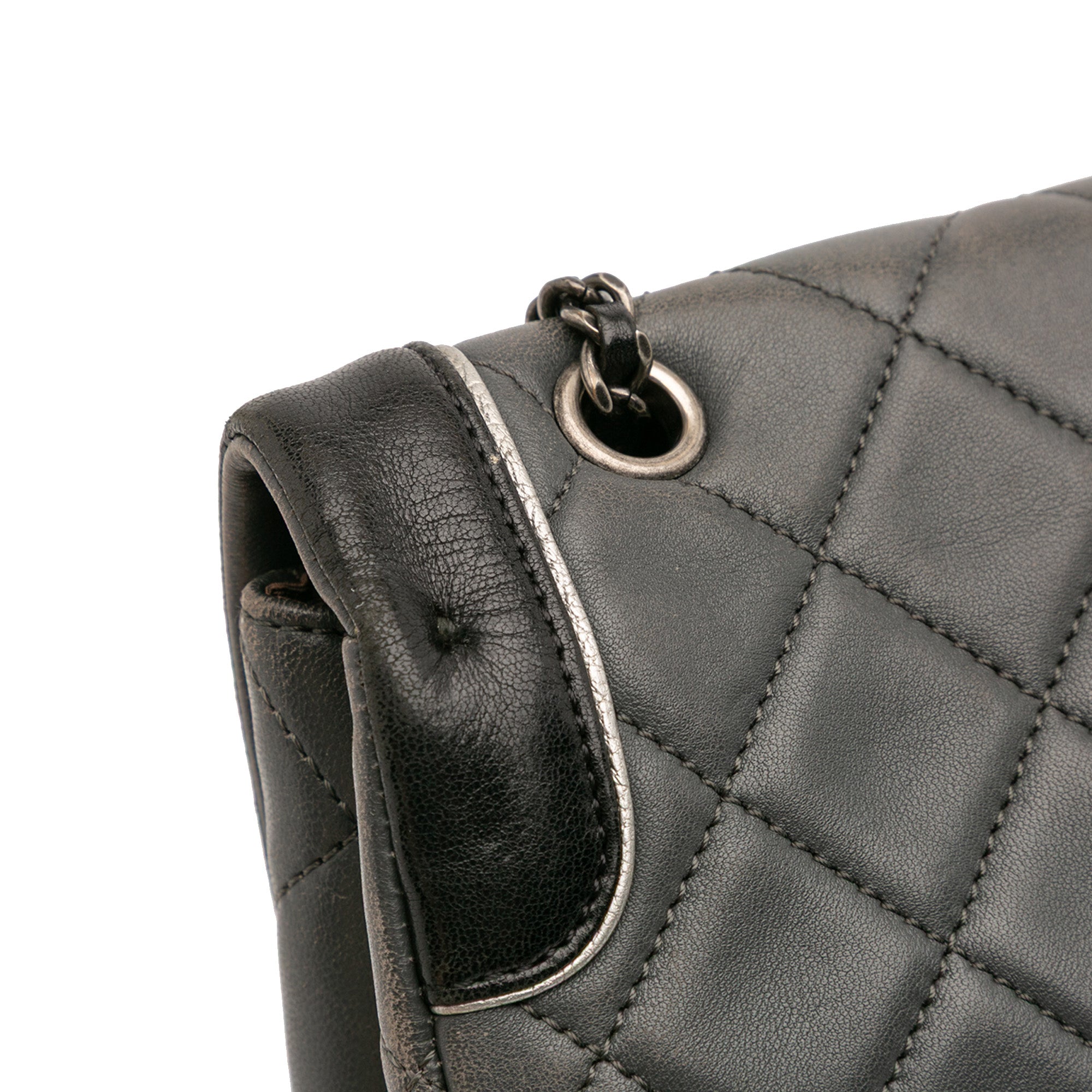 Chanel Paris-Salzburg Jumbo Bicolor Quilted Lambskin Tyrolean Flap - image 11
