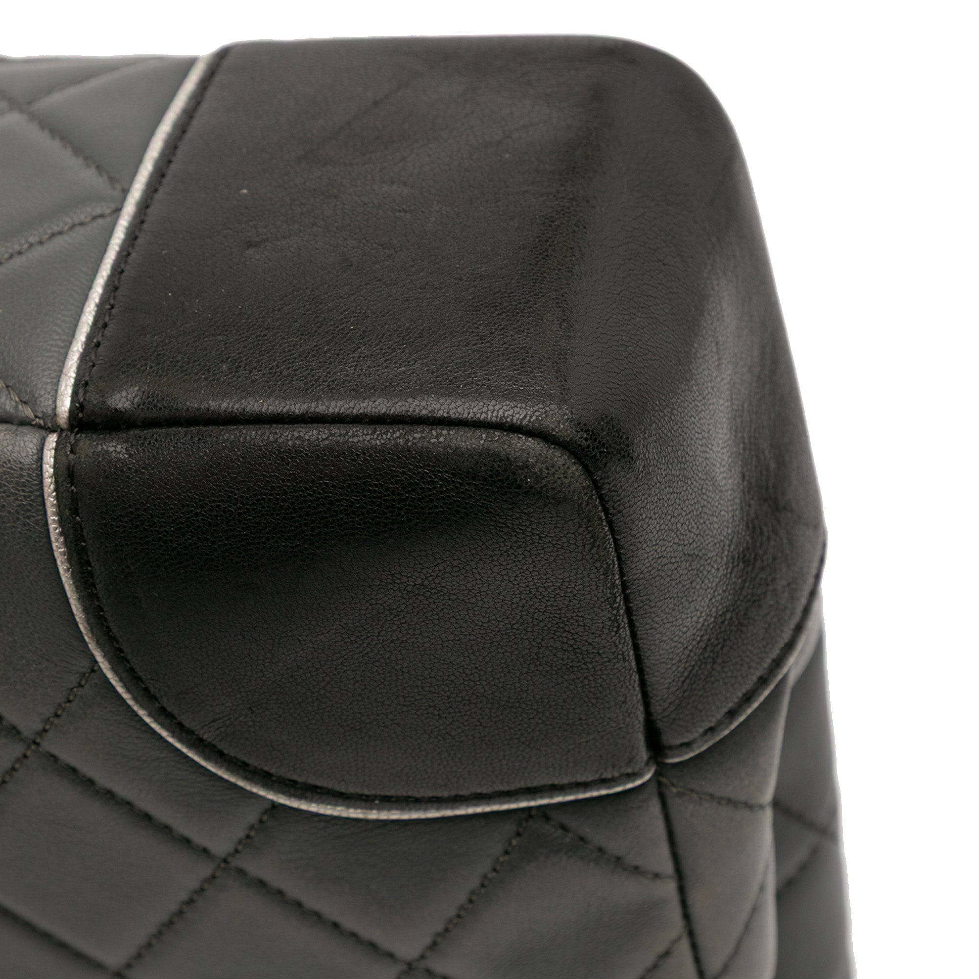 Chanel Paris-Salzburg Jumbo Bicolor Quilted Lambskin Tyrolean Flap - image 8