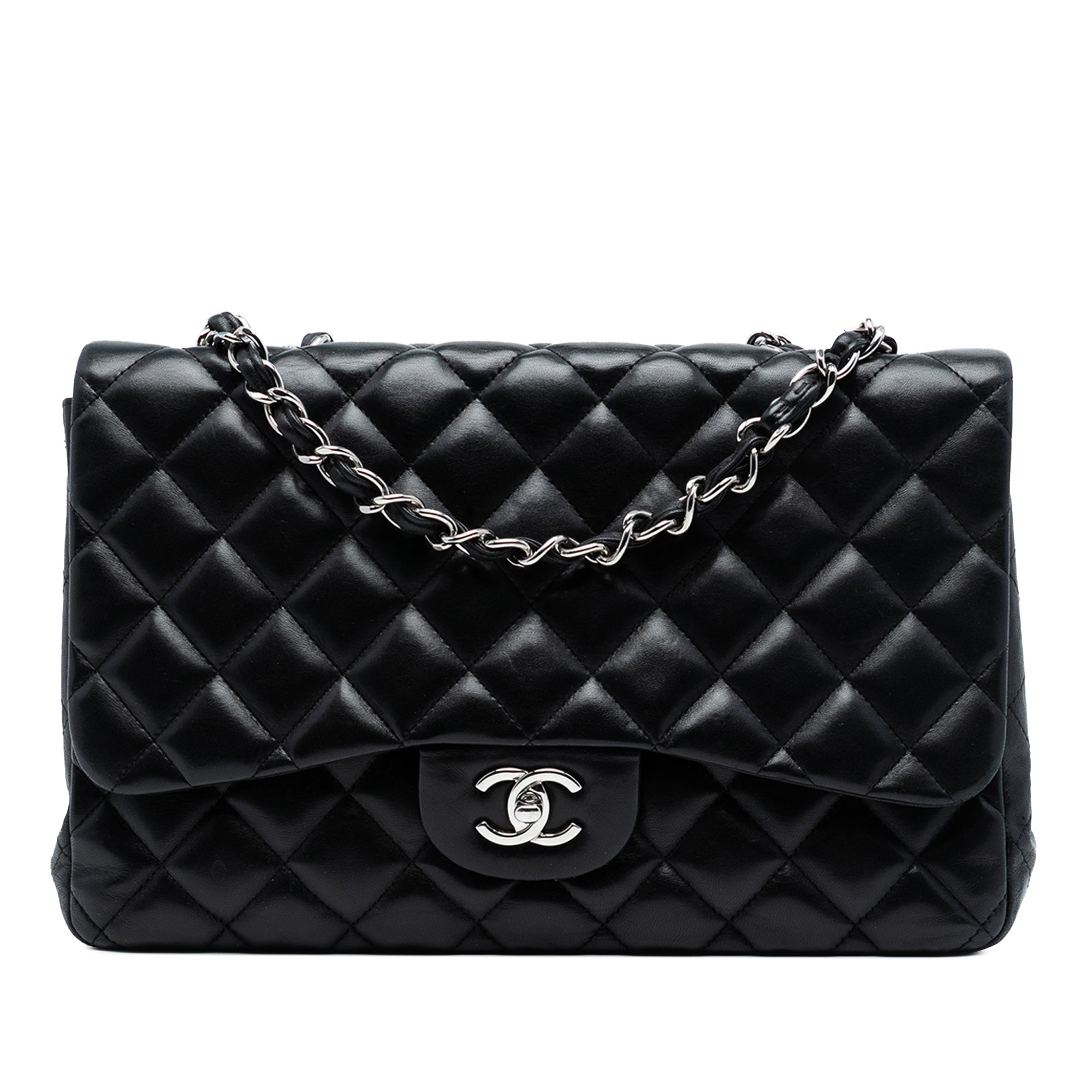 Chanel Jumbo Classic Lambskin Single Flap - image 1