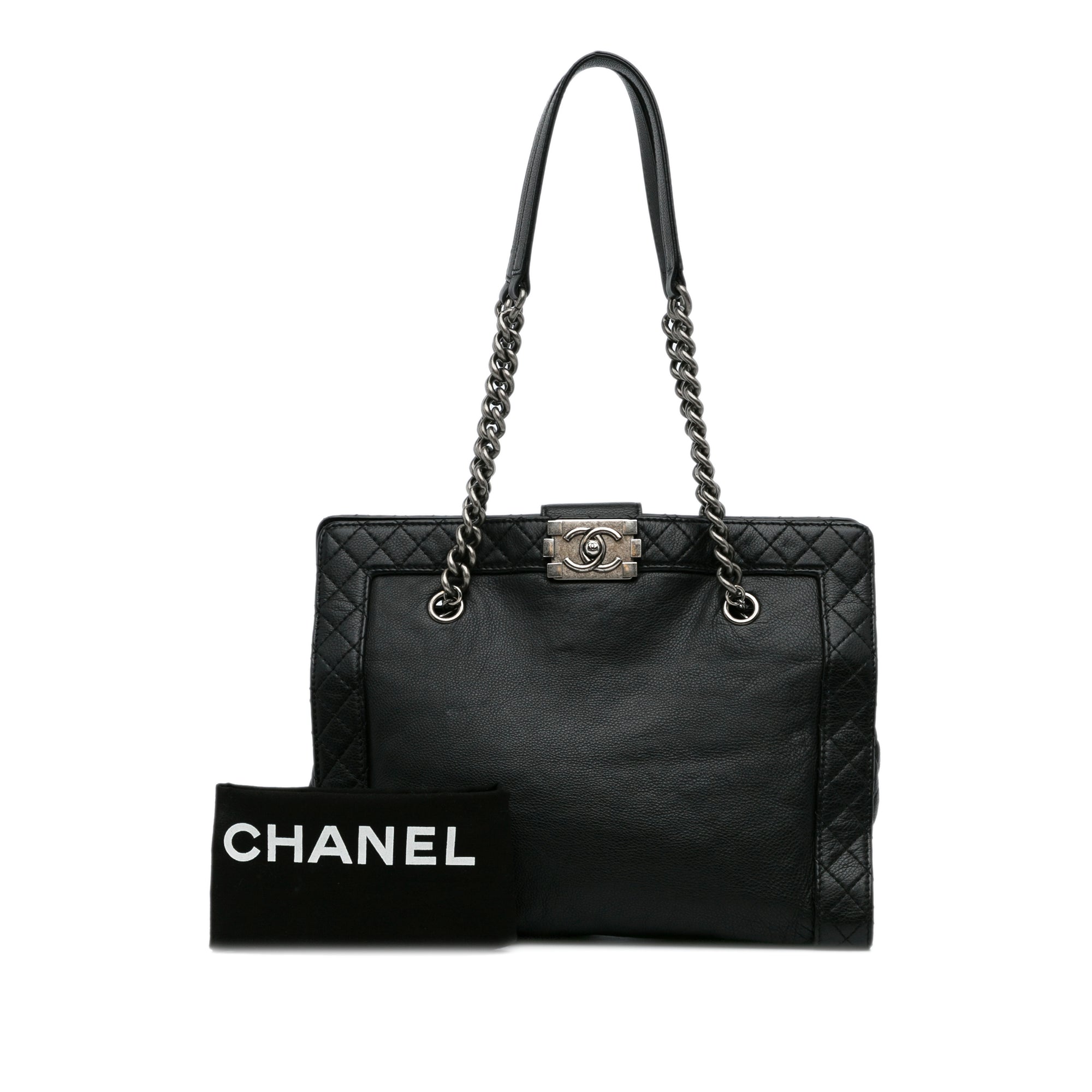 Chanel Medium Calfskin Boy Reverso Shopping Tote - image 10