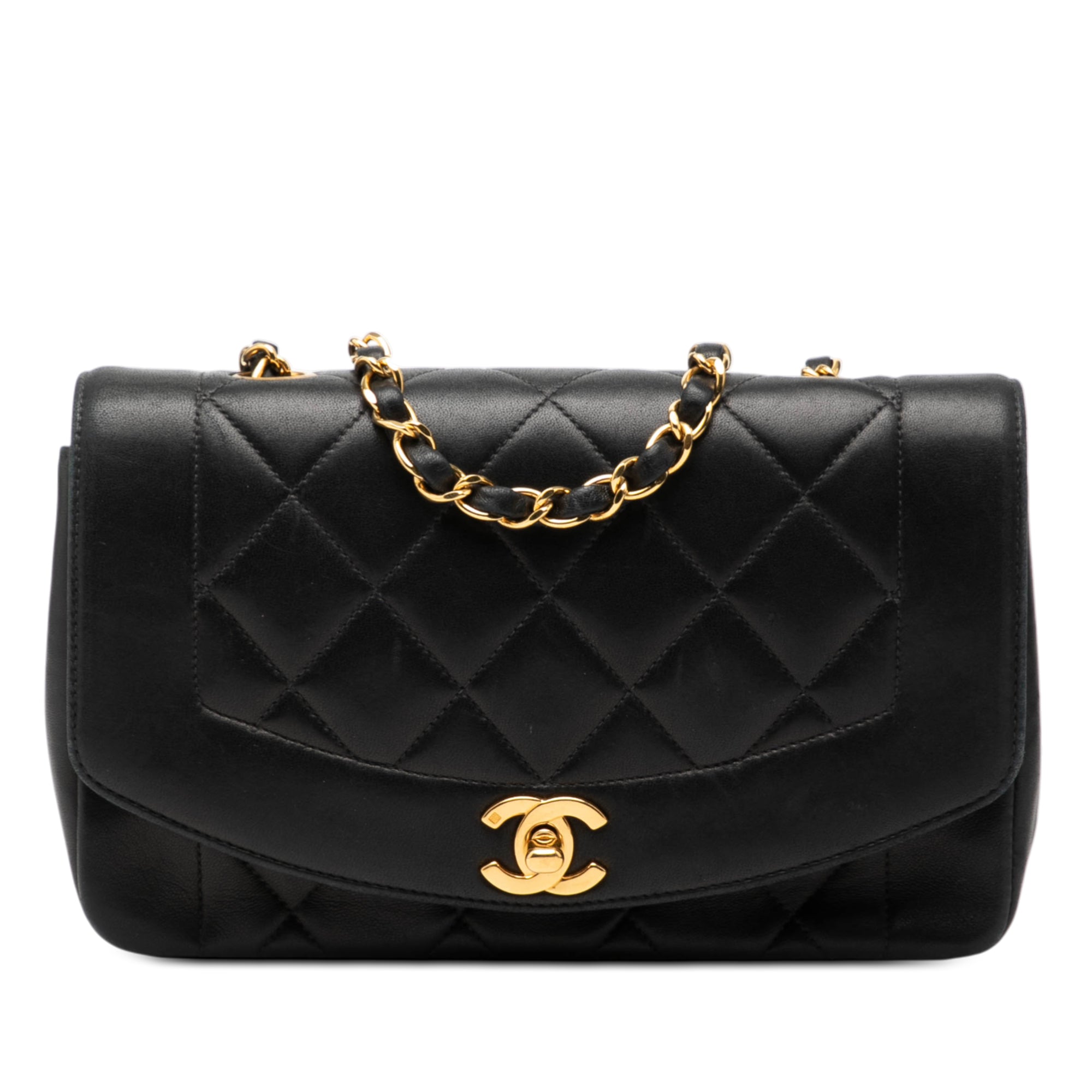 Chanel Small Lambskin Diana Flap - image 1