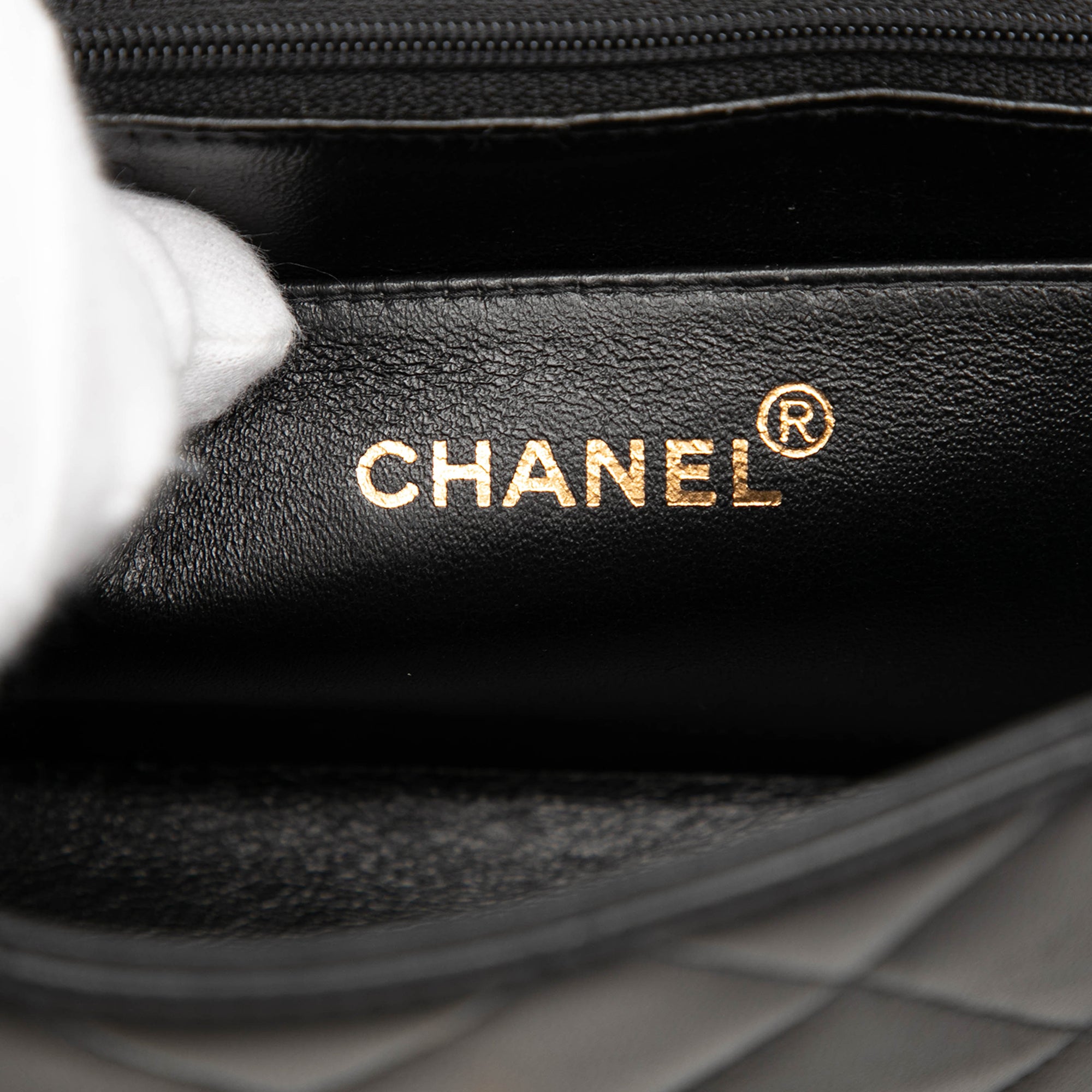 Chanel Small Lambskin Diana Flap - image 5