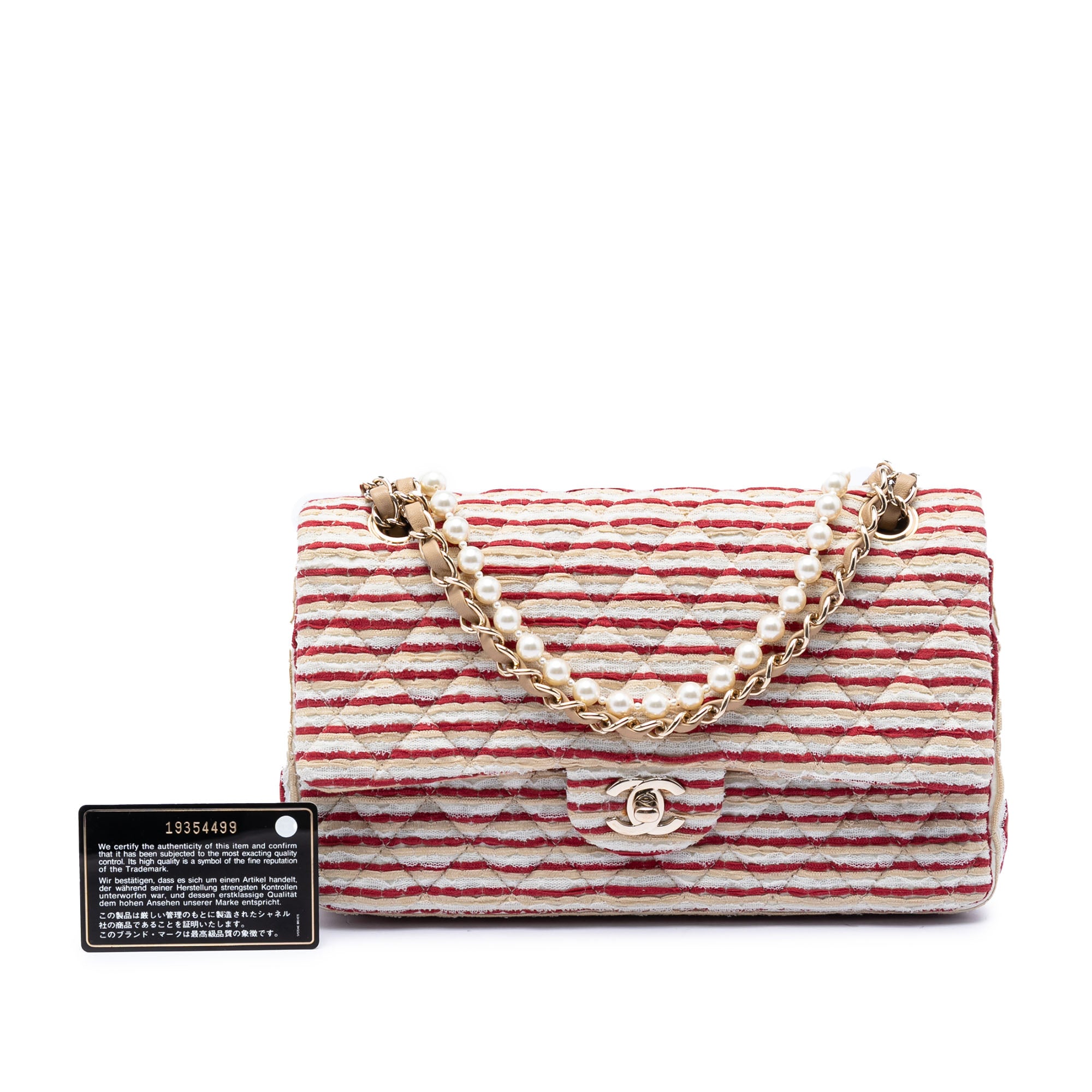 Chanel Medium Classic Jersey Coco Sailor Double Flap - image 8