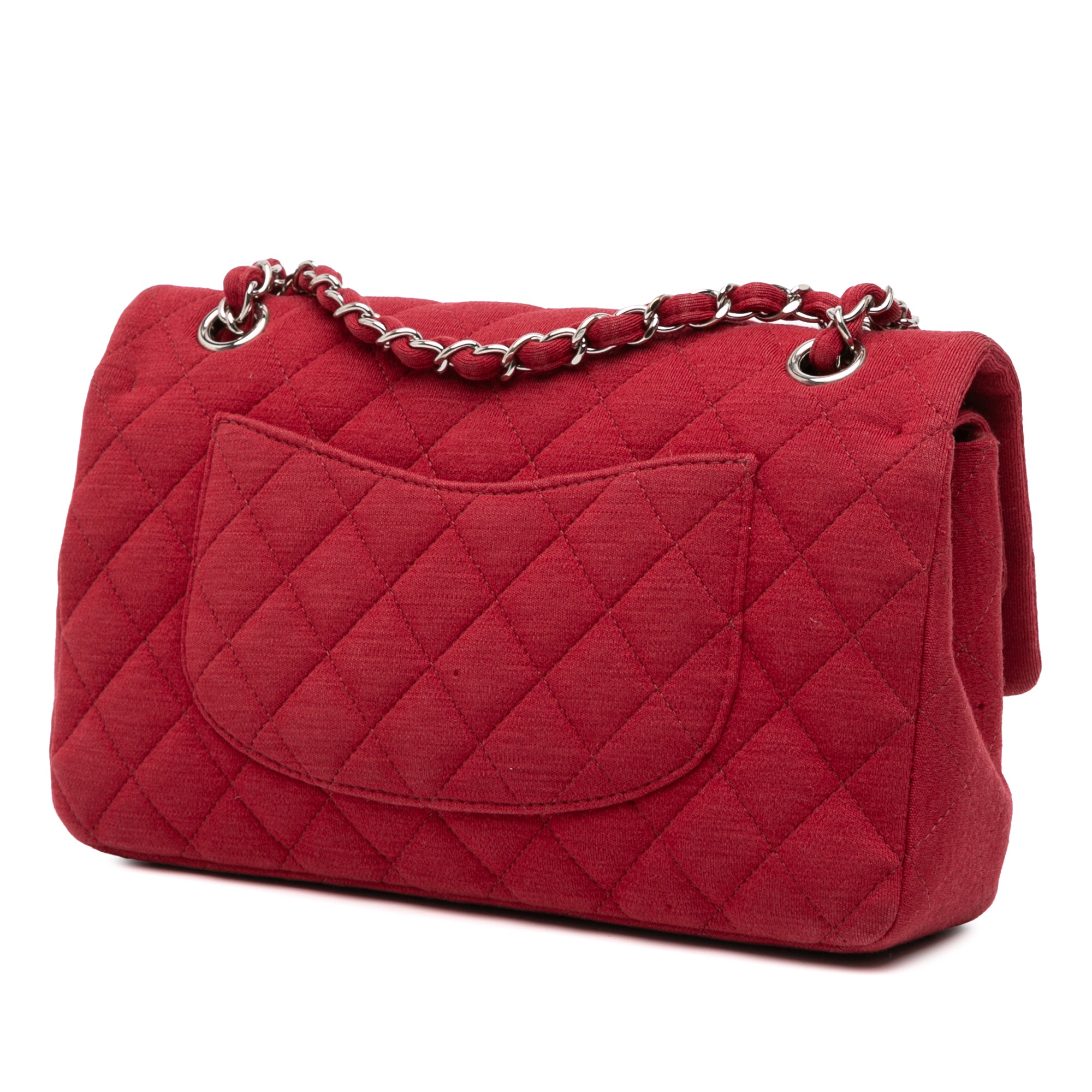 Chanel Medium Classic Jersey Double Flap - image 2