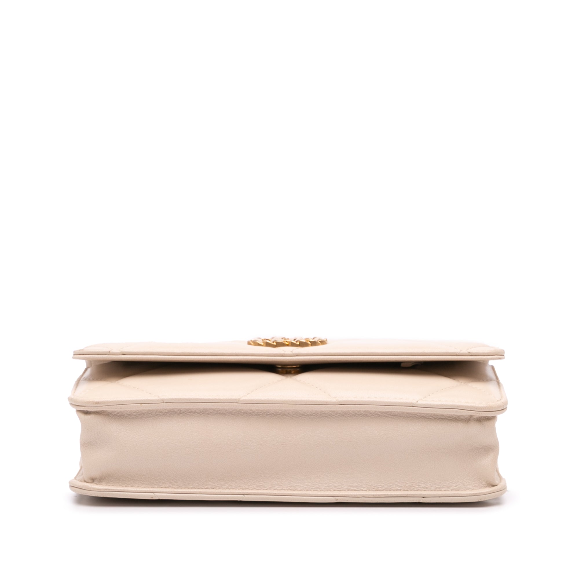 Chanel Quilted Lambskin 19 Wallet on Chain - image 3
