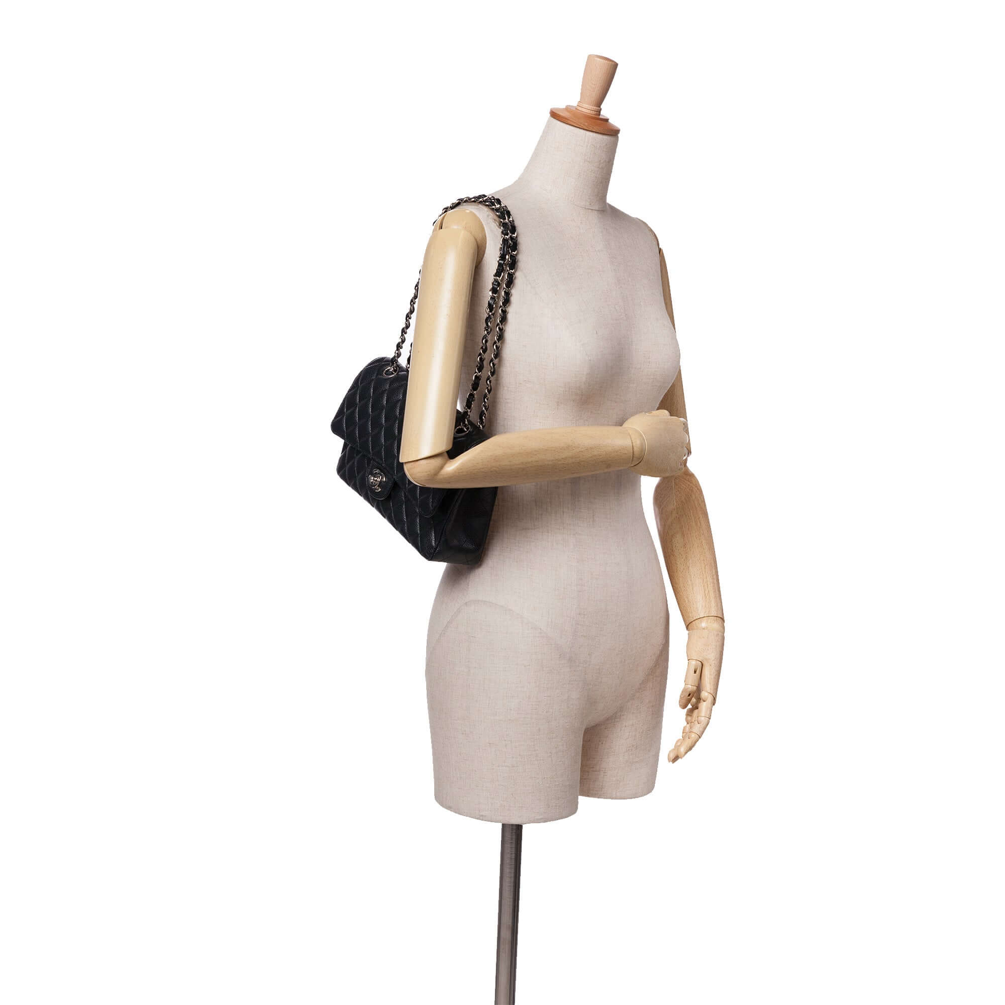 Chanel Medium Classic Caviar Double Flap