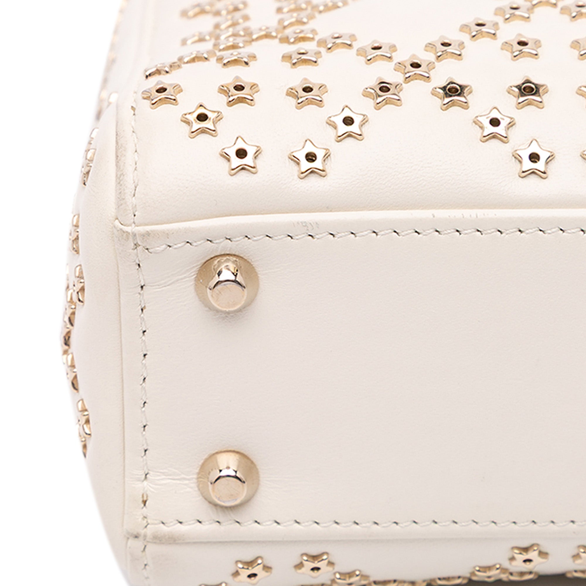 Dior Mini Lambskin Cannage Lucky Star Studded Lady Dior - image 10