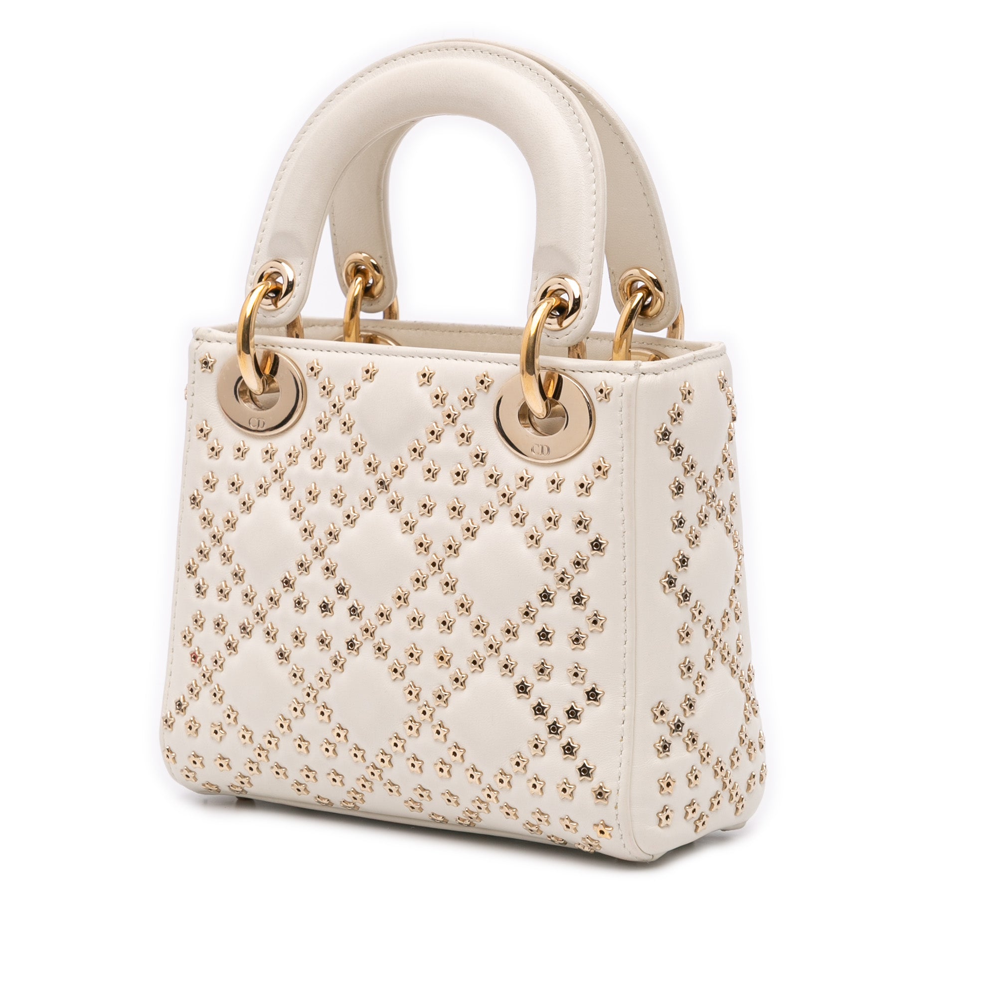 Dior Mini Lambskin Cannage Lucky Star Studded Lady Dior - image 2