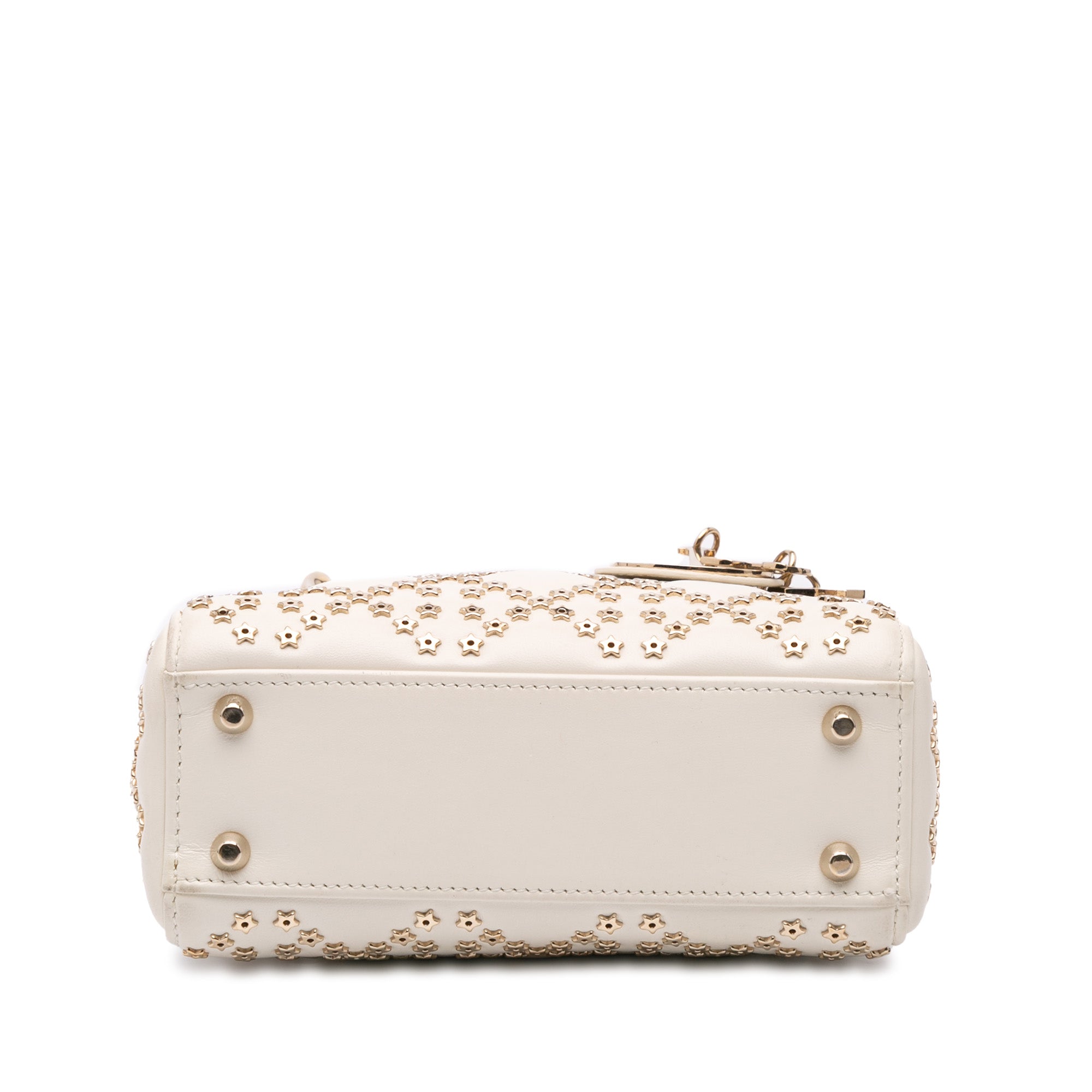 Dior Mini Lambskin Cannage Lucky Star Studded Lady Dior - image 3