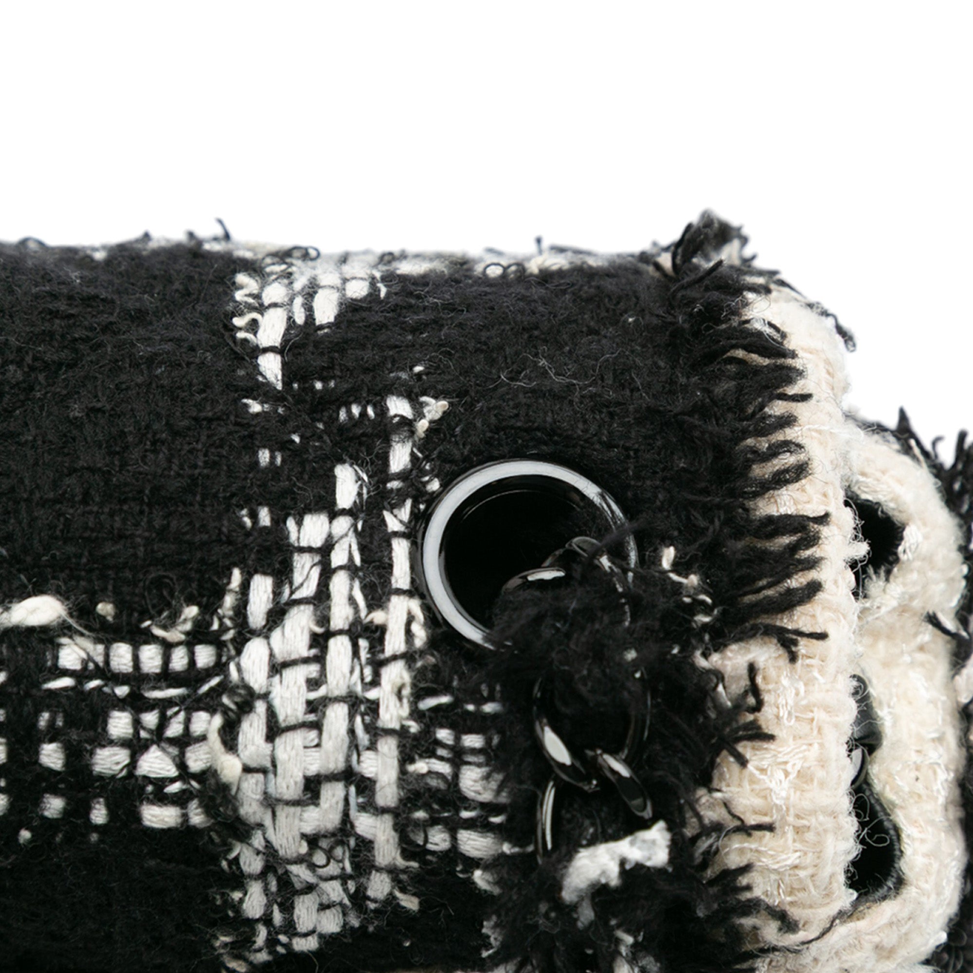 Chanel Mini Rectangular Classic Tweed Tartan Single Flap - image 10