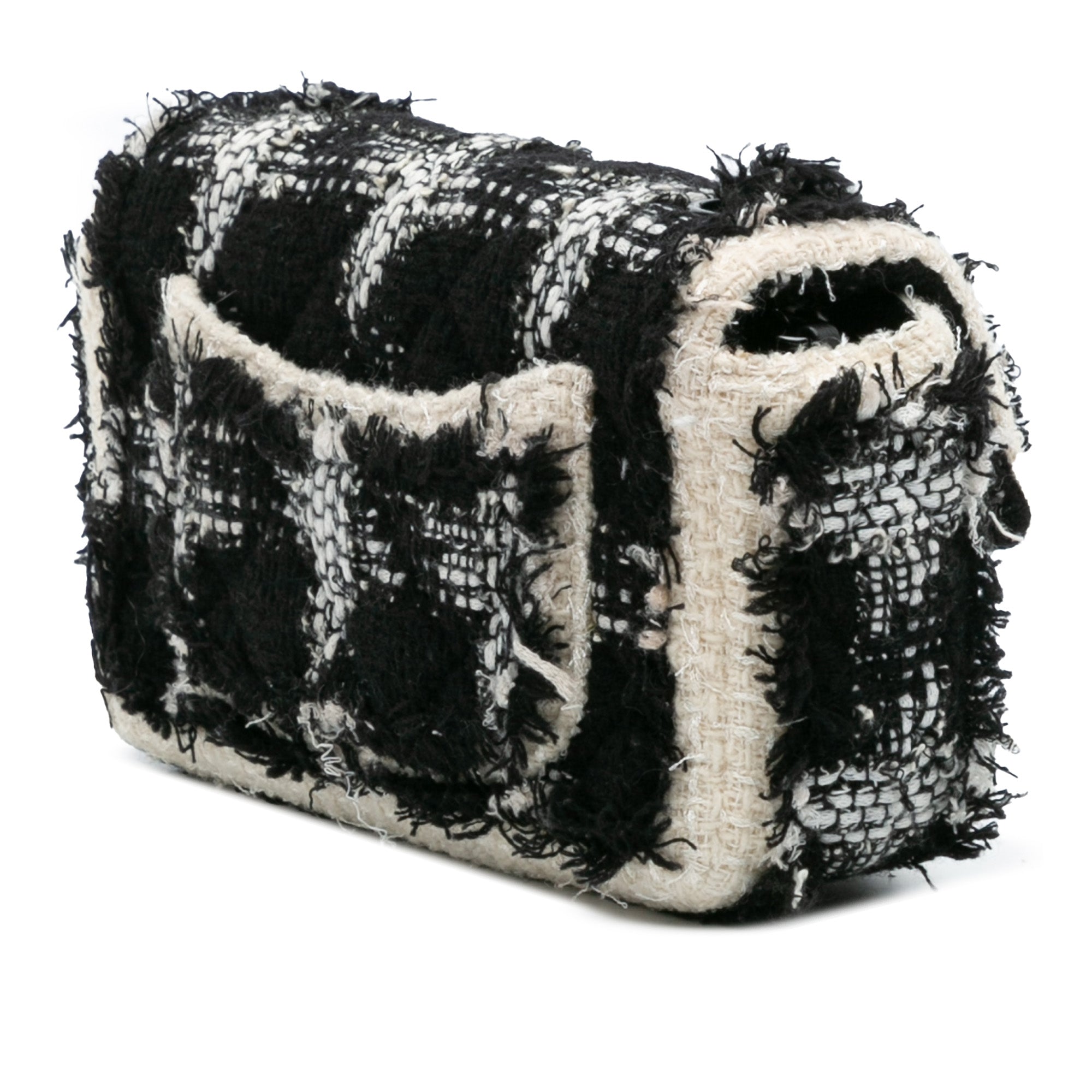 Chanel Mini Rectangular Classic Tweed Tartan Single Flap - image 2