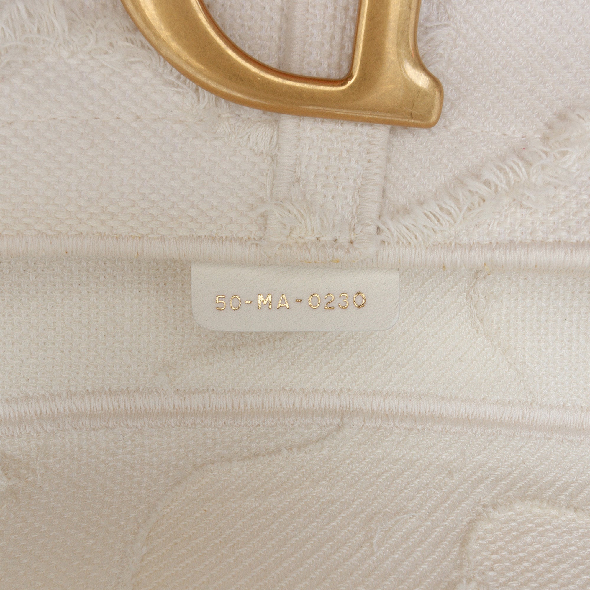 Dior Mini Canvas Embroidered Camouflage Saddle Bag - image 6