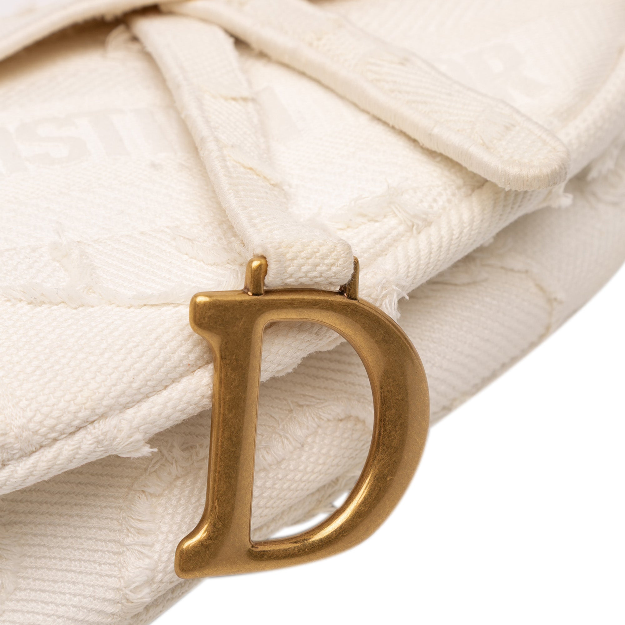 Dior Mini Canvas Embroidered Camouflage Saddle Bag - image 7