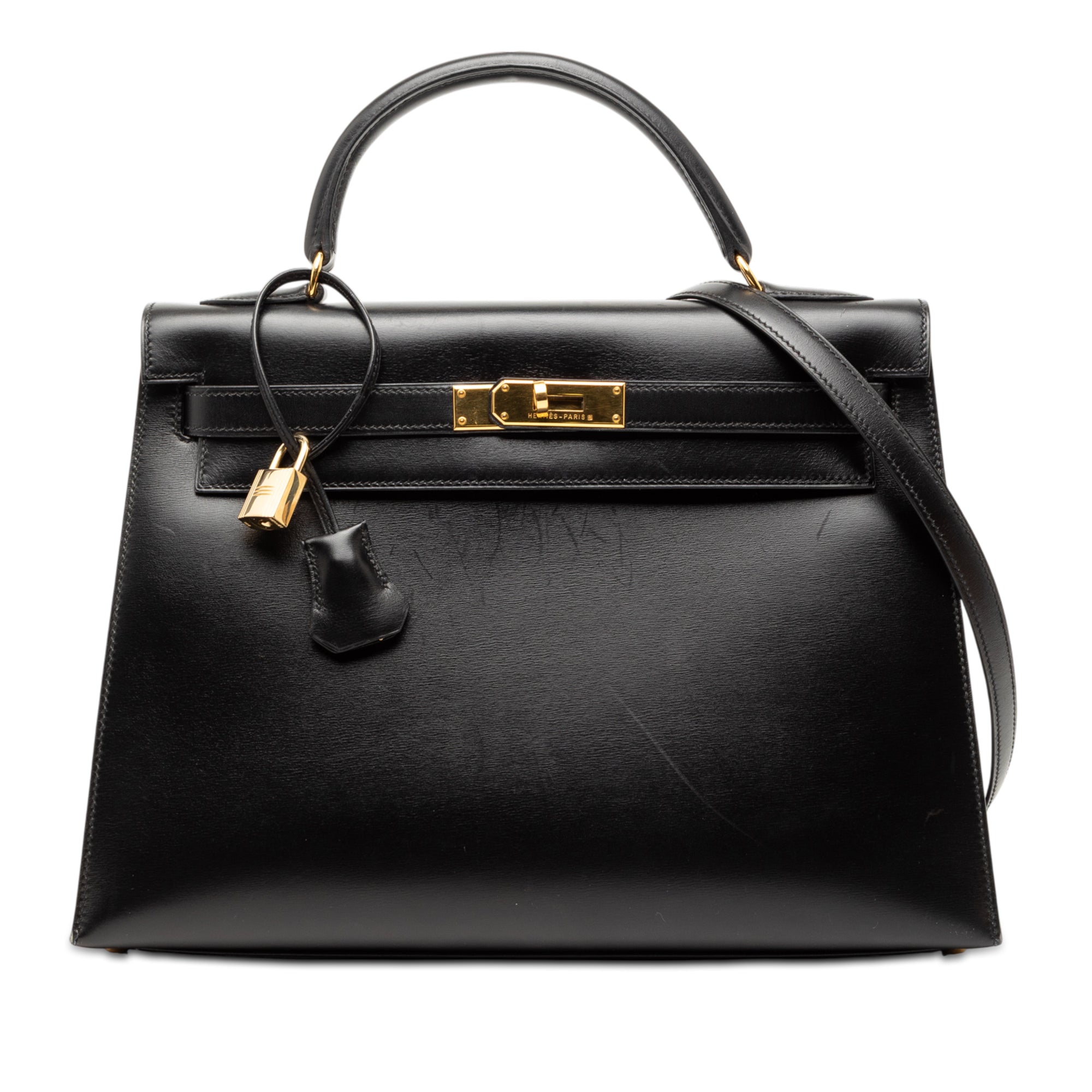 Hermès Box Calf Kelly Sellier 32 - image 1