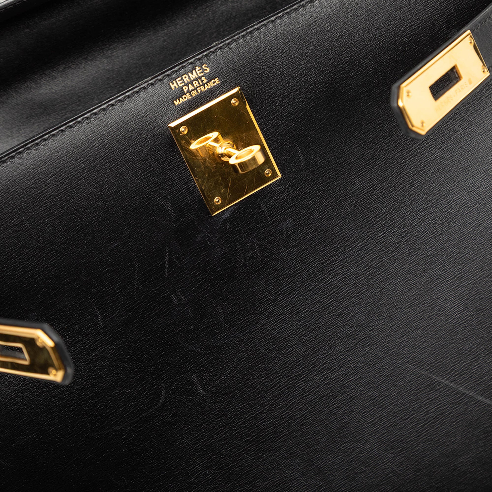 Hermès Box Calf Kelly Sellier 32 - image 7