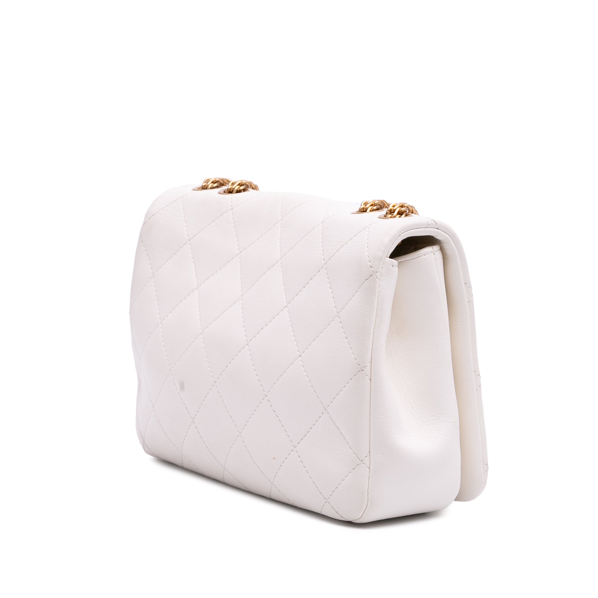 Chanel Small Quilted Lambskin On And On Chain Flap - image 2