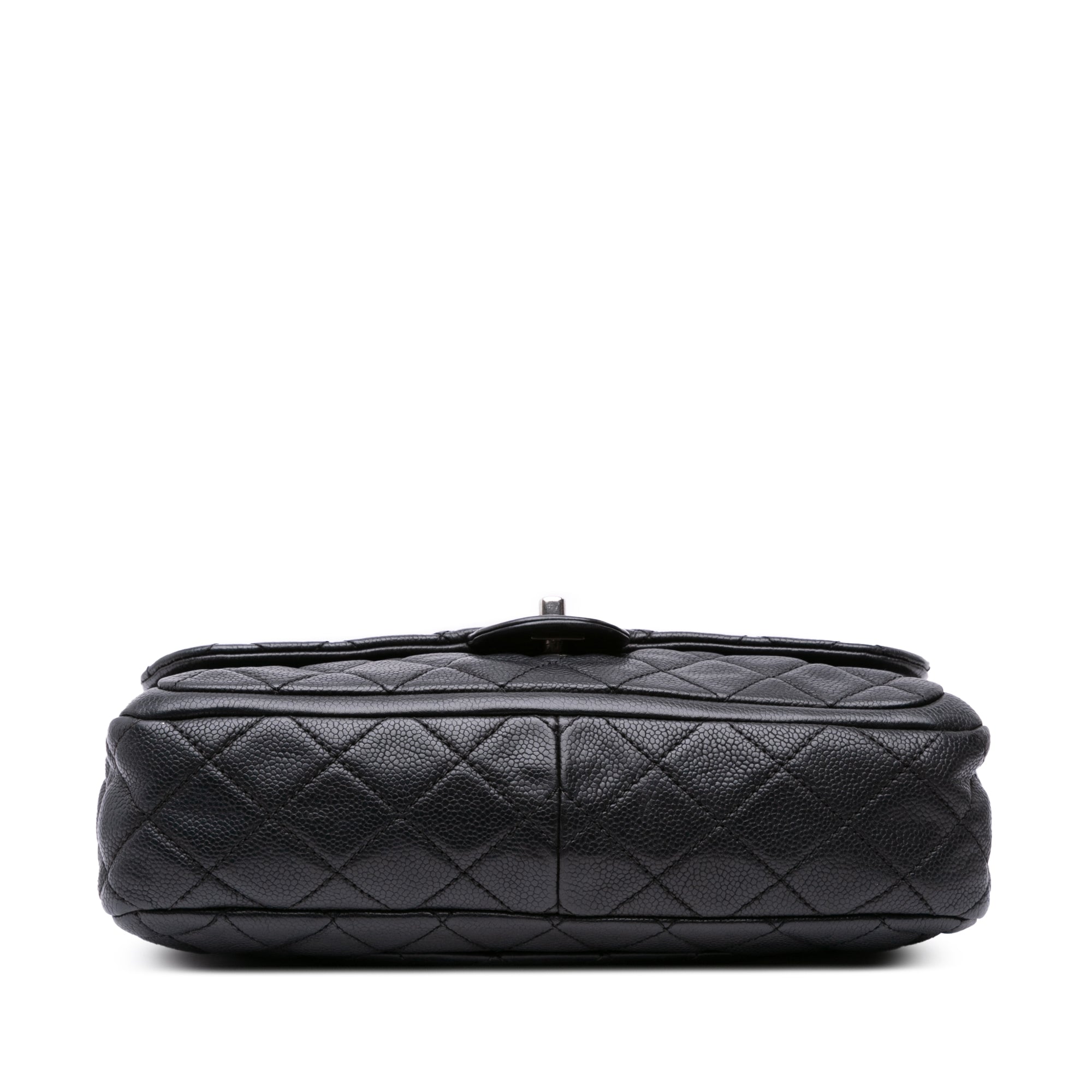 Chanel Large Quilted Caviar Now and Forever Flap - image 3
