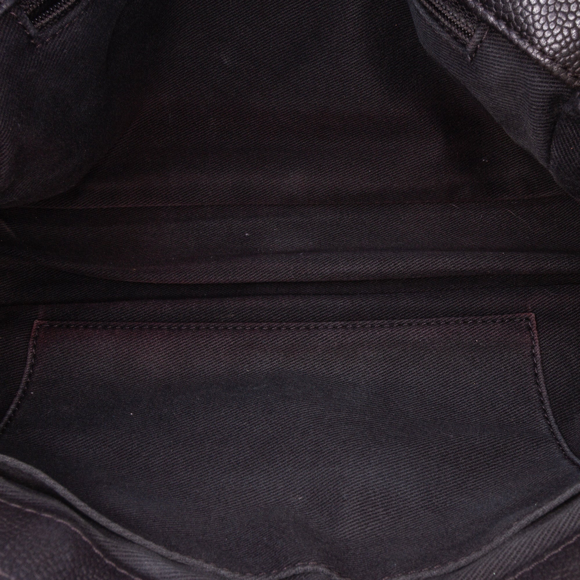 Chanel Large Quilted Caviar Now and Forever Flap - image 4