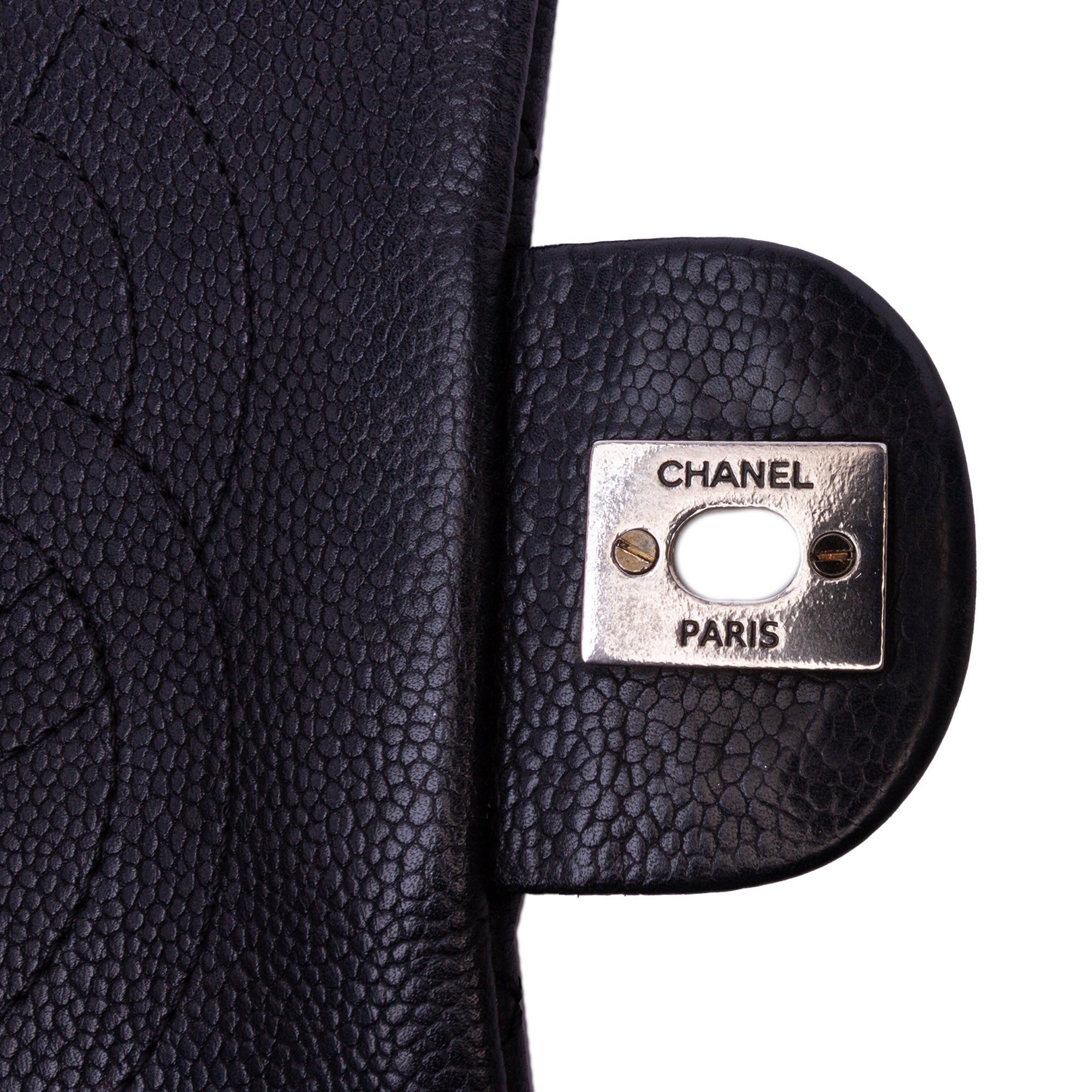 Chanel Large Quilted Caviar Now and Forever Flap - image 8