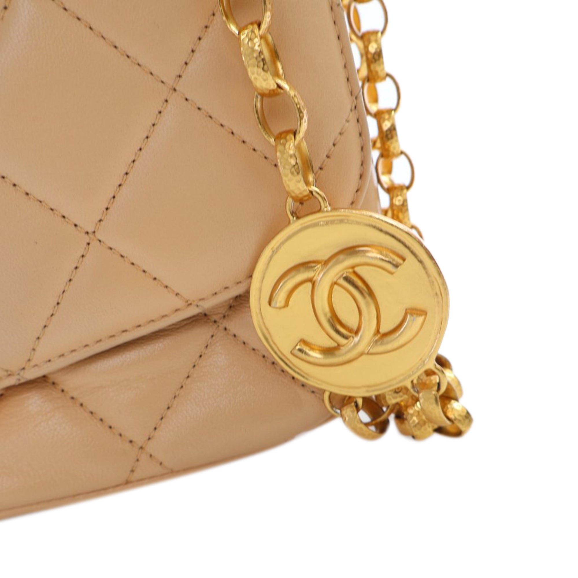 Chanel Small Quilted Lambskin CC Coin Flap - image 9