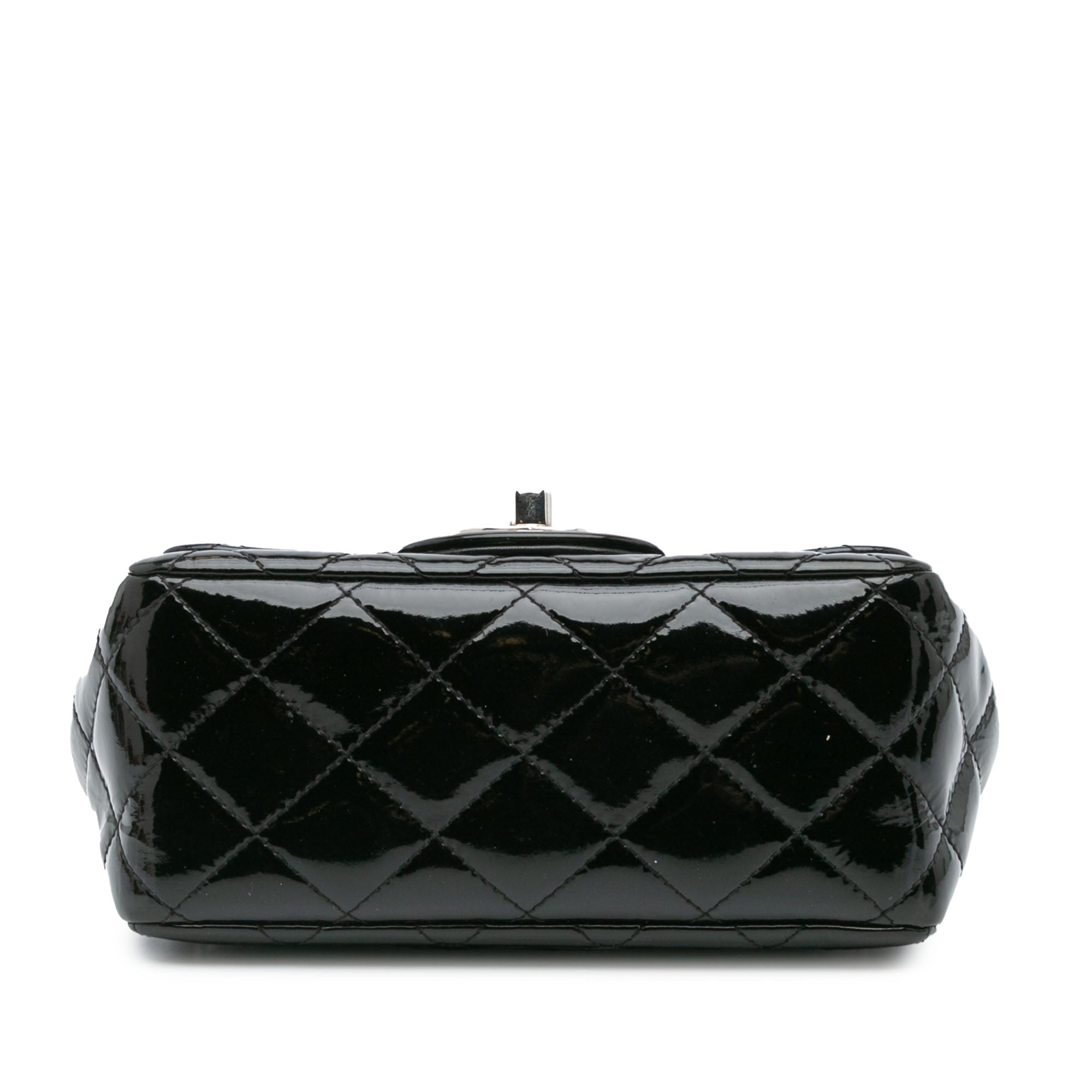 Chanel Mini Square Classic Patent Single Flap - image 3