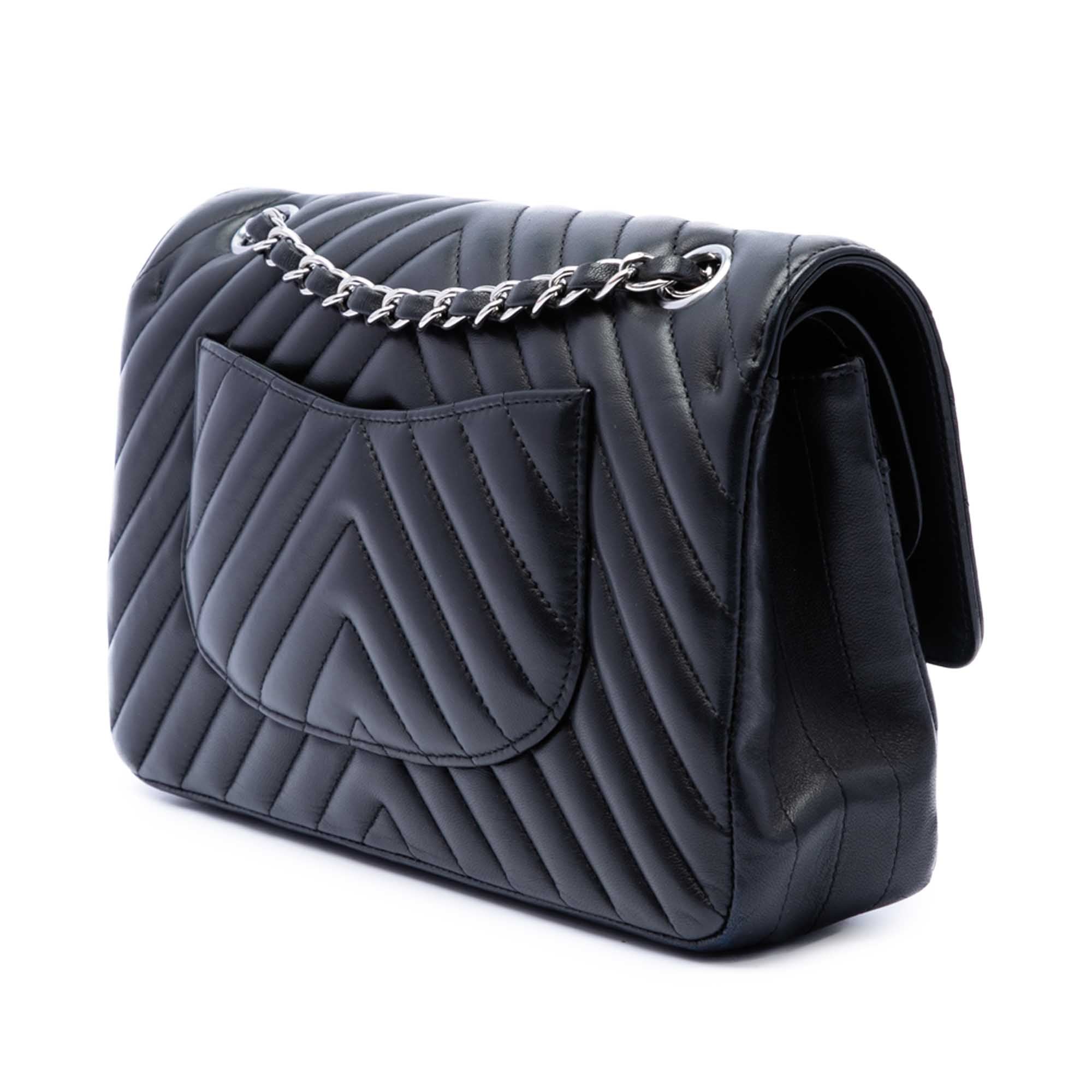 Chanel Medium Classic Chevron Lambskin Double Flap - image 2