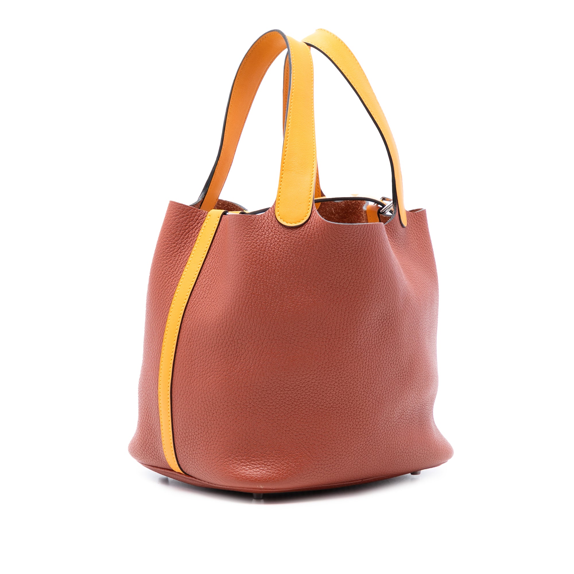 Hermès Bicolor Clemence and Swift Picotin Lock 22 - image 2
