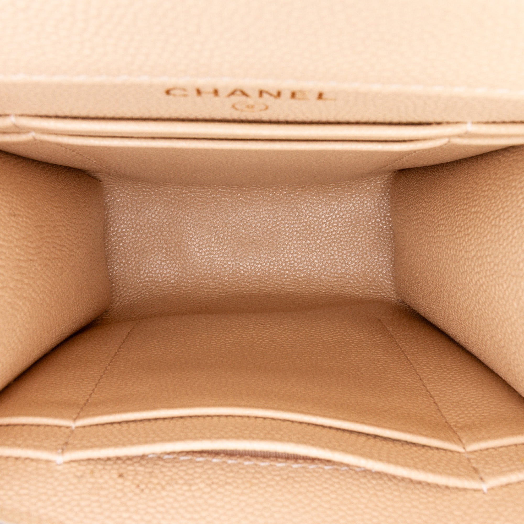 Chanel Quilted Caviar Golden Class Phone Holder - image 4