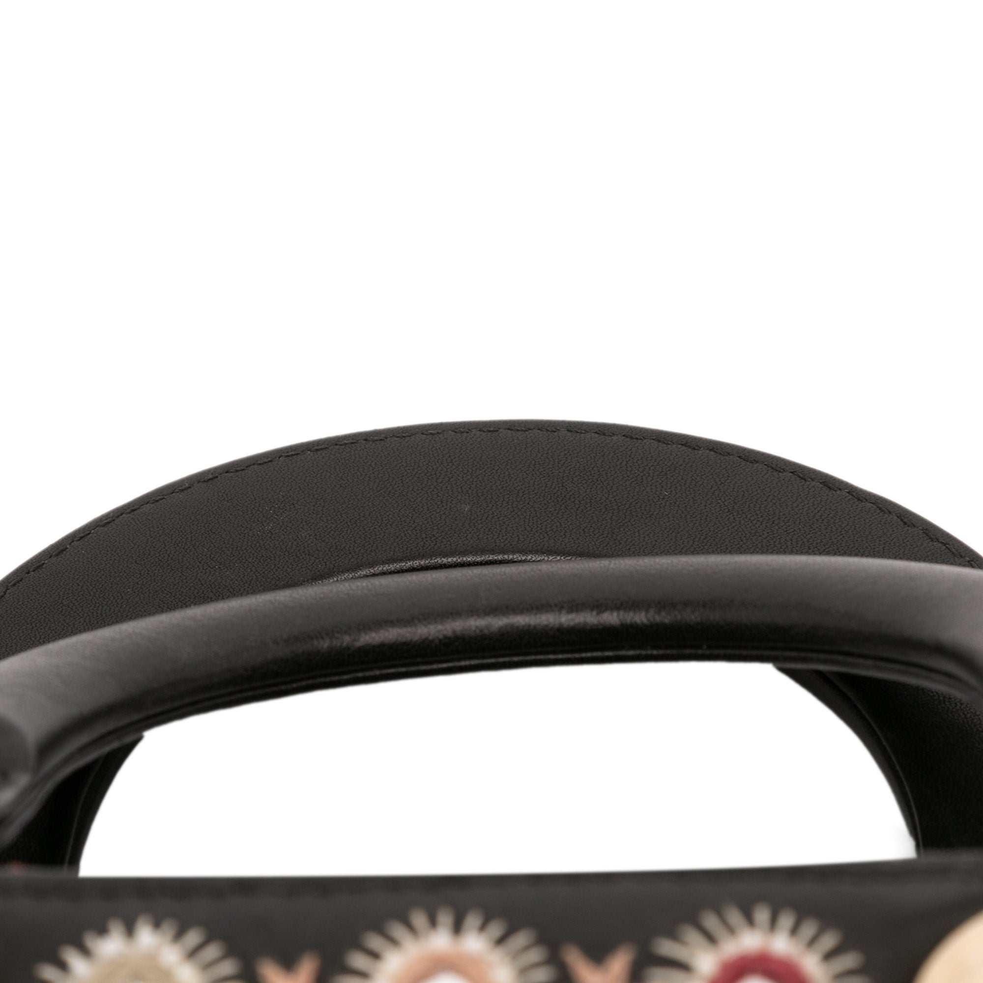 Dior Mini Calfskin Beaded Embroidered Lady Dior - image 9