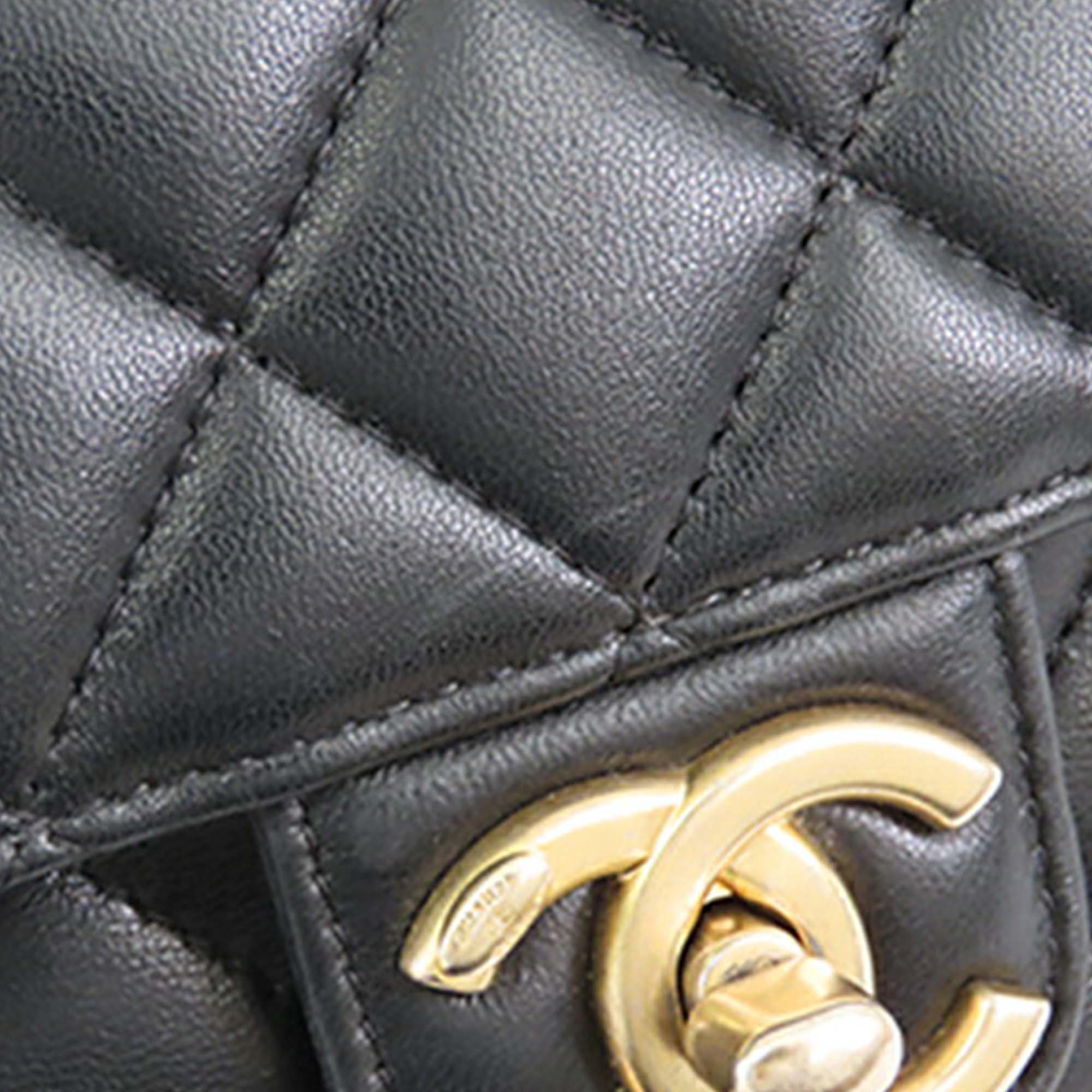 Chanel Mini Square Classic Lambskin Casino Royale Charms Single Flap - image 12