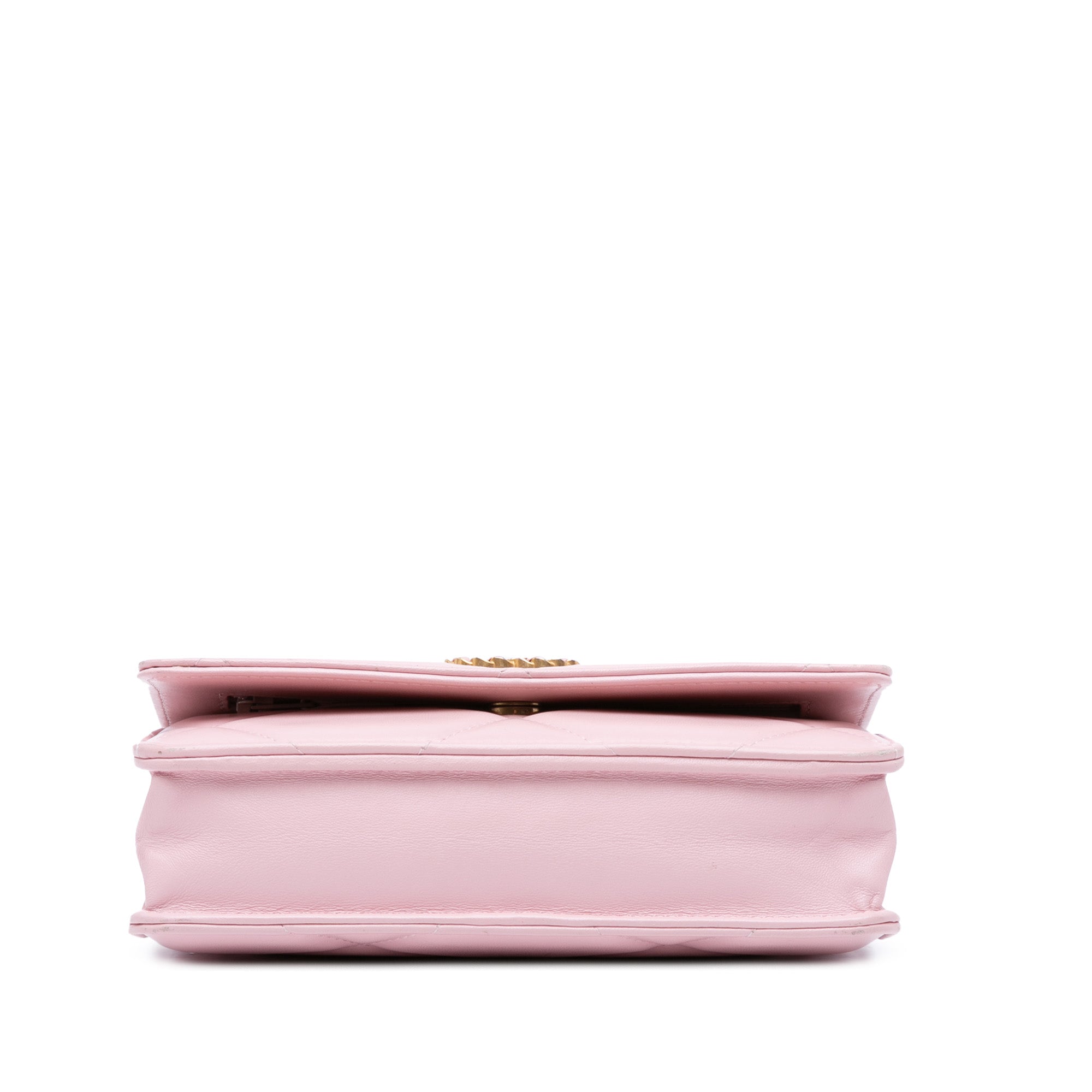 Chanel Quilted Lambskin 19 Wallet on Chain - image 3