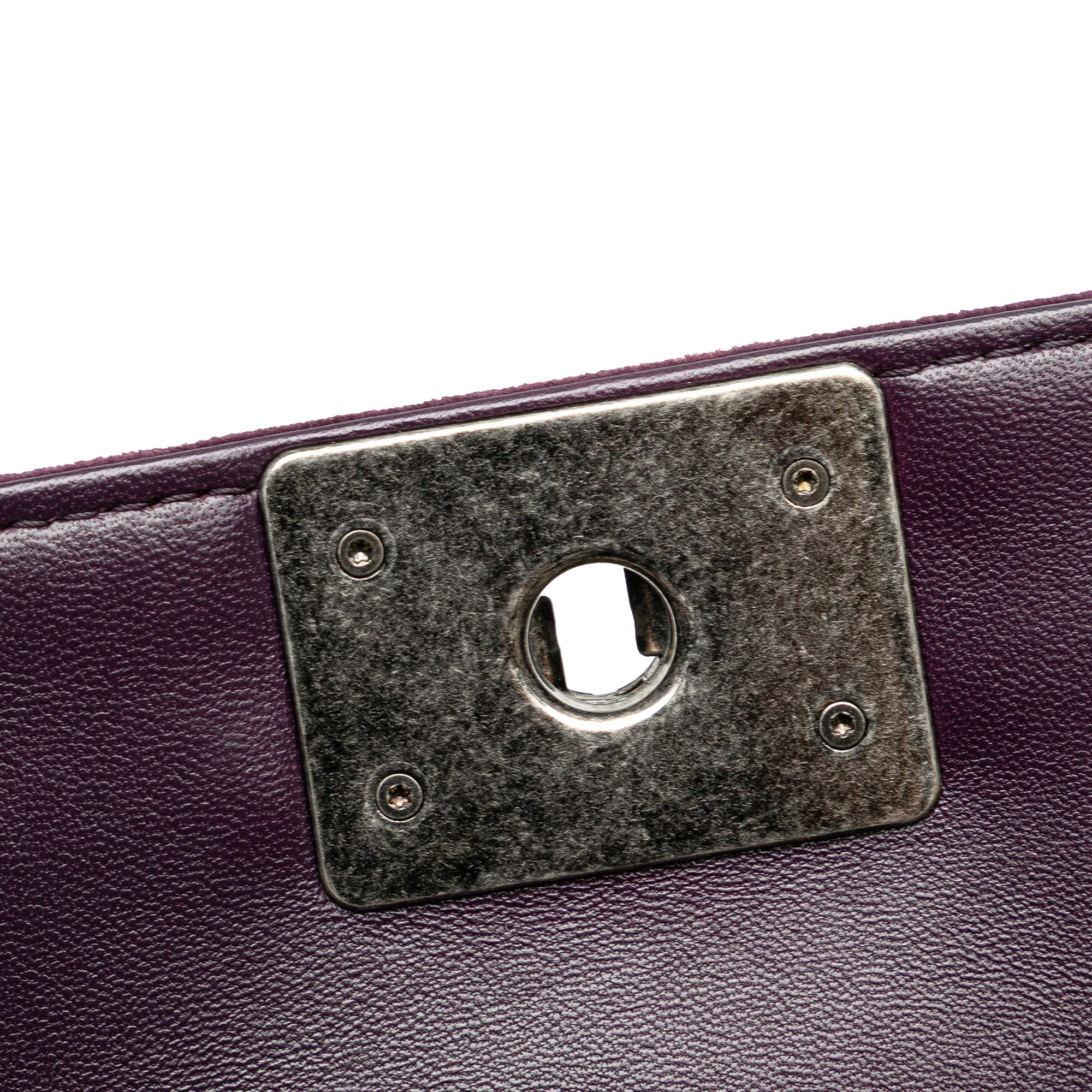 Chanel Small Quilted Velvet Boy Flap - image 8