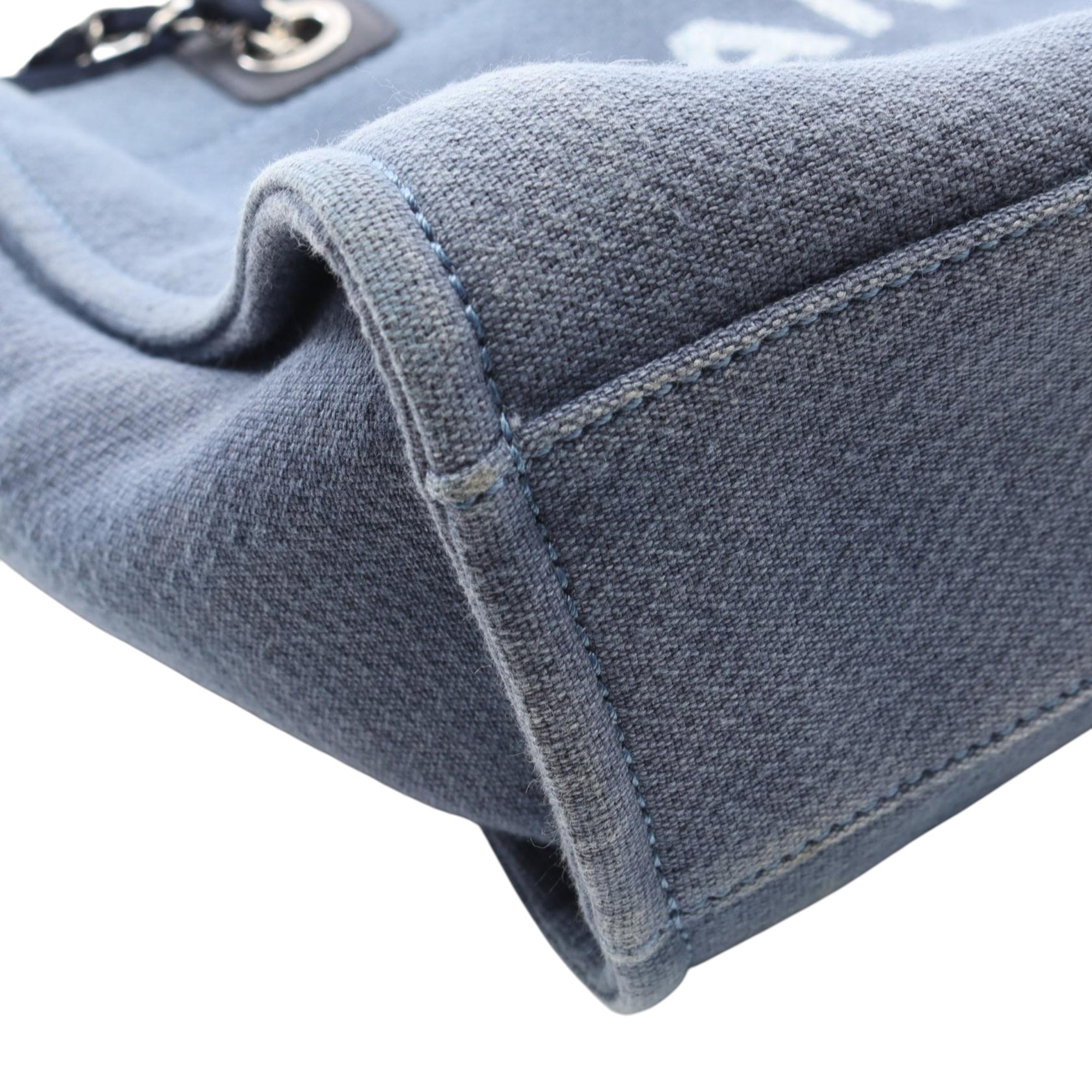 Chanel Small Canvas Deauville Tote - image 10
