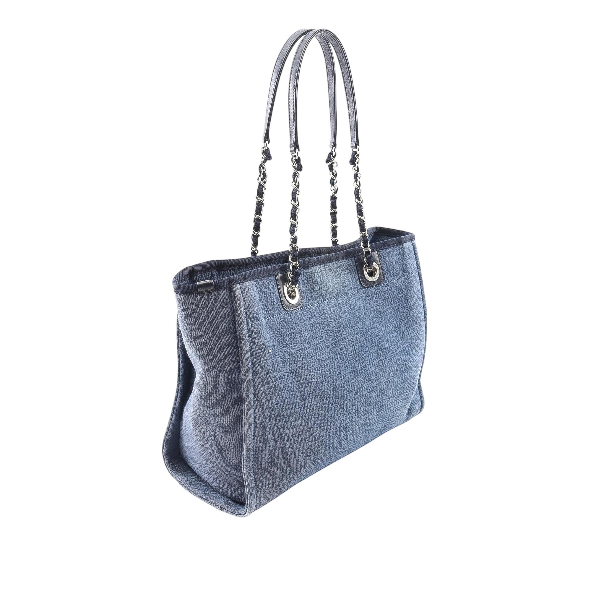 Chanel Small Canvas Deauville Tote - image 2