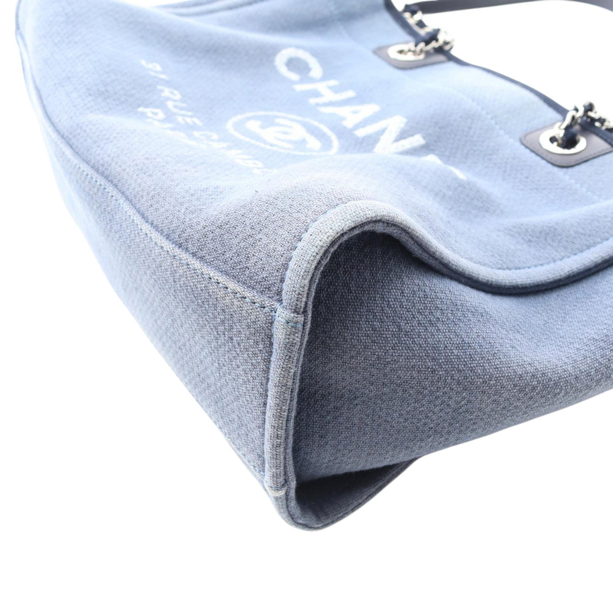 Chanel Small Canvas Deauville Tote - image 6