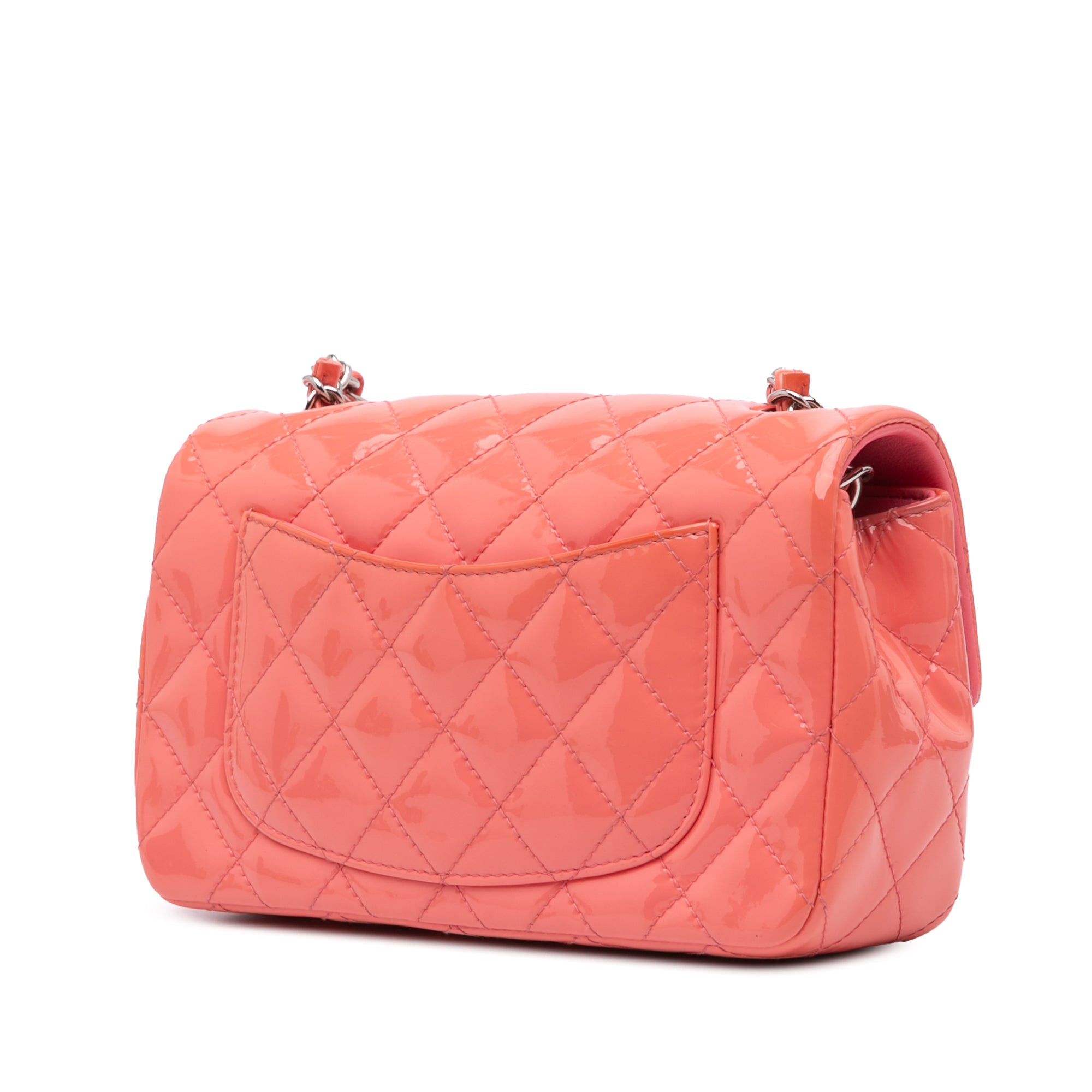 Chanel Mini Rectangular Classic Patent Single Flap - image 2