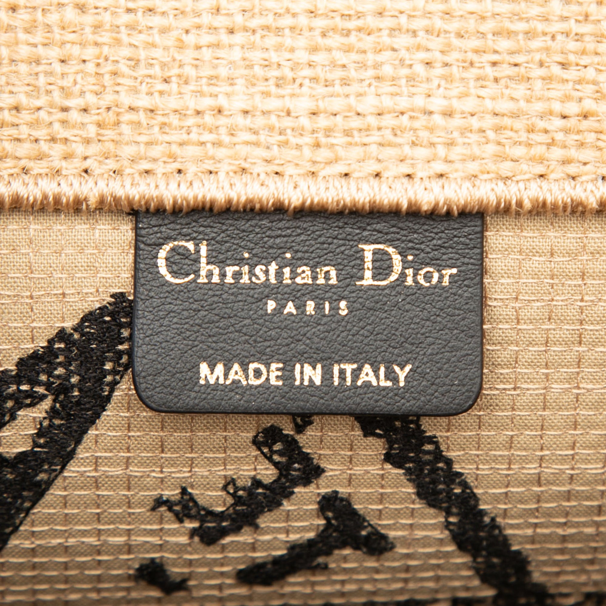 Dior Medium Jute Embroidered Book Tote - image 5